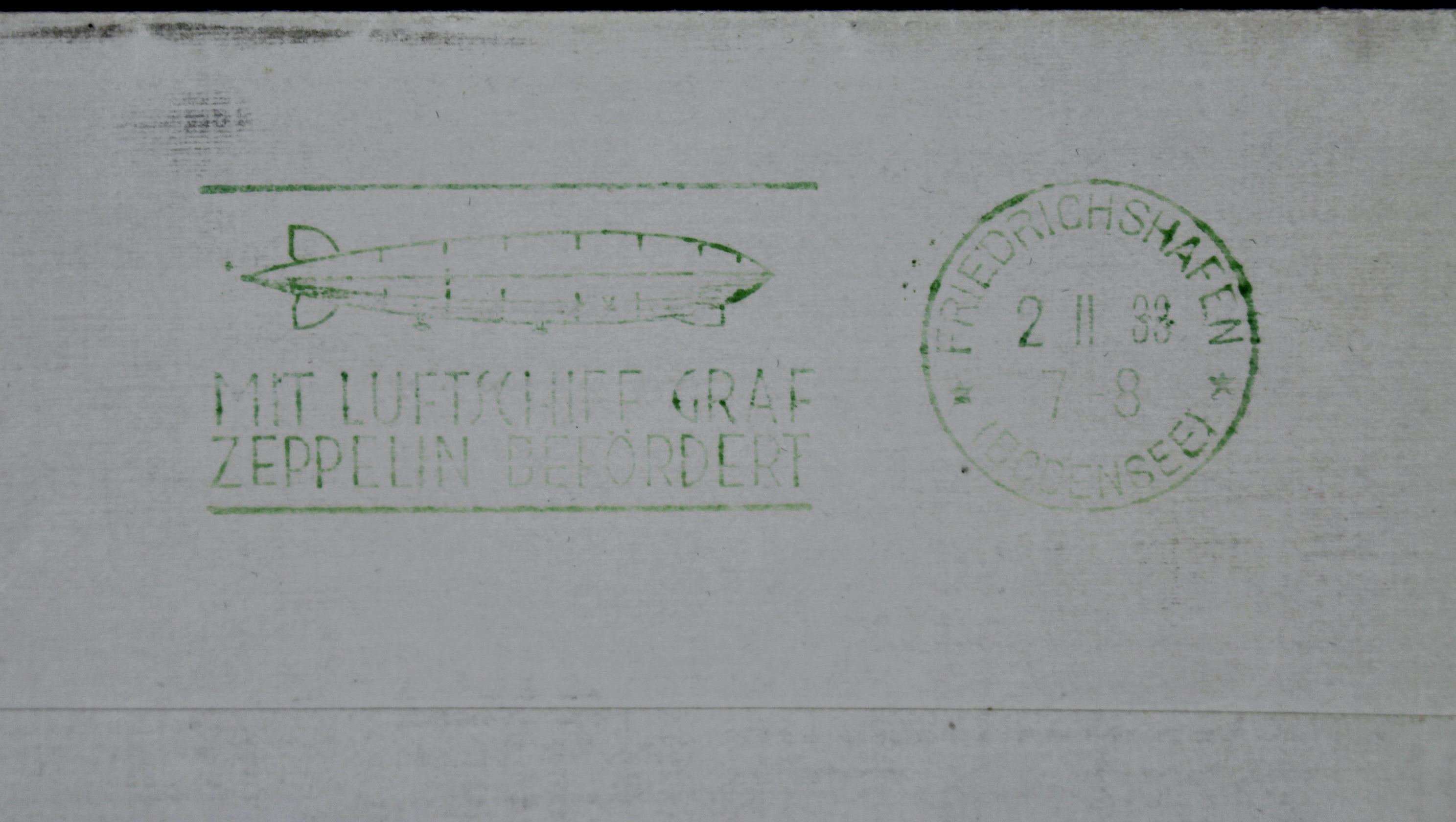 1933 Graf Zeppelin Century of Progress Postal Cover, Including C18 Stamp