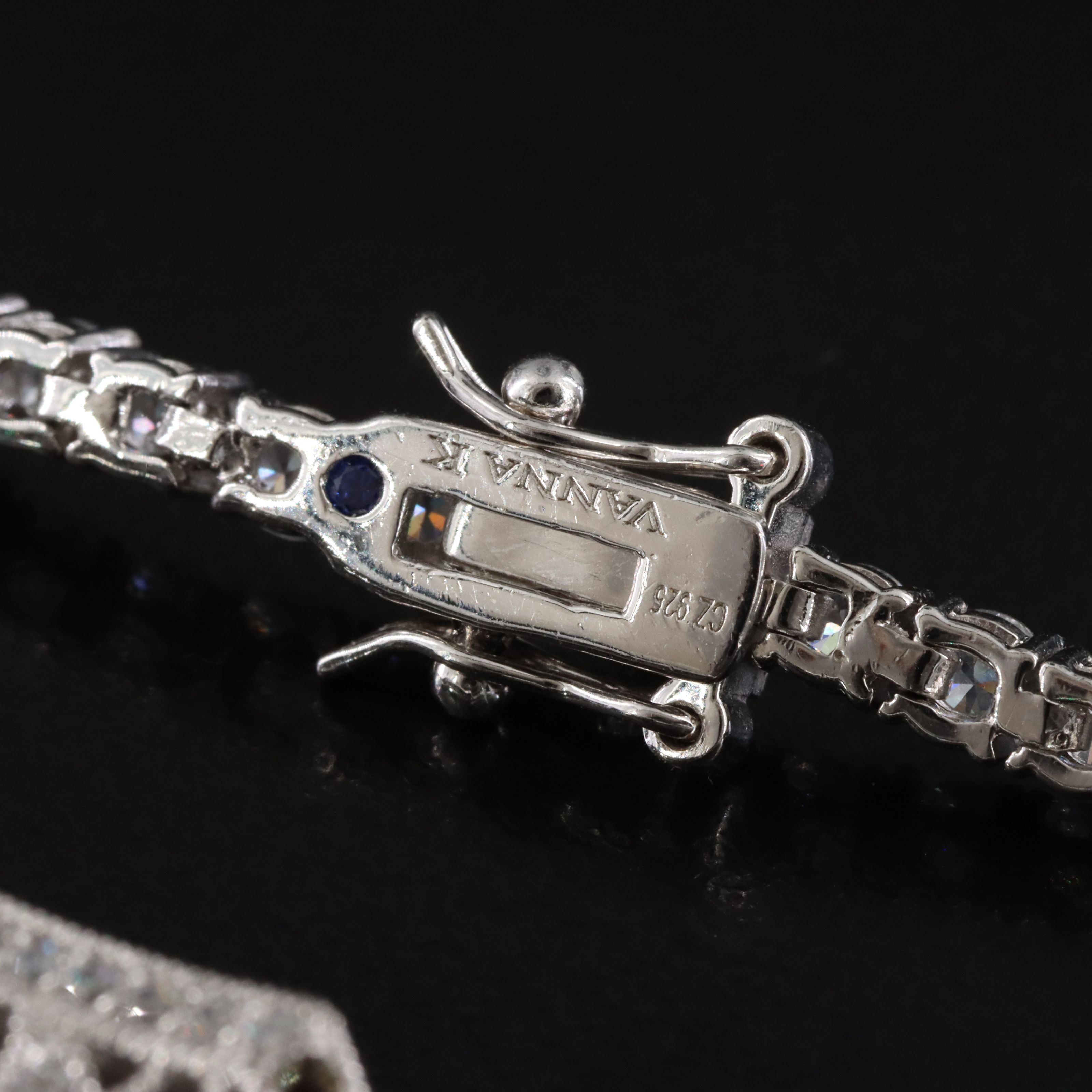 Vanna K. Sterling CZ Bracelet