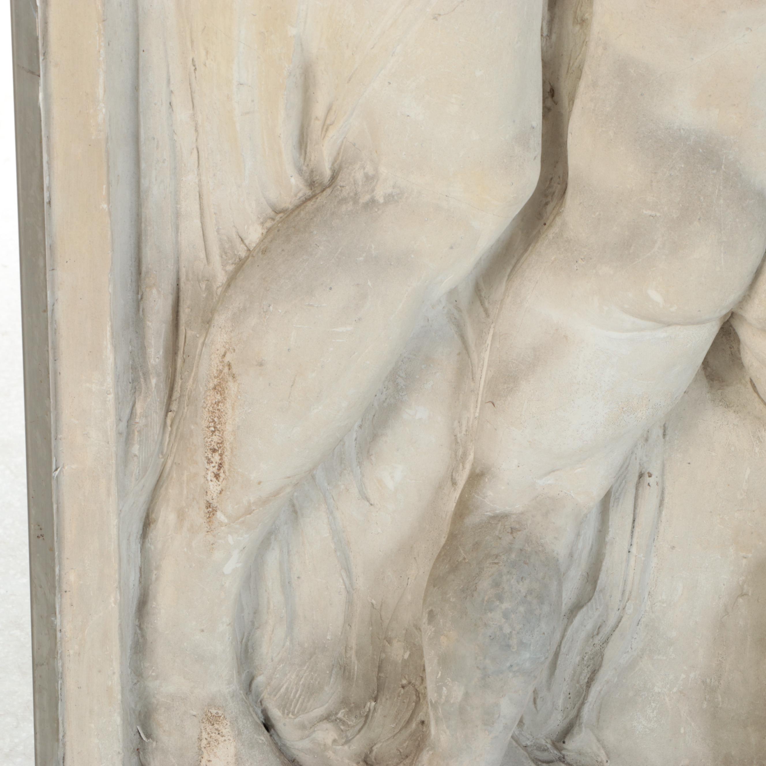 Edoardo de Albertis Plaster Relief Sculpture of the "Ideal Family", Early 20th C