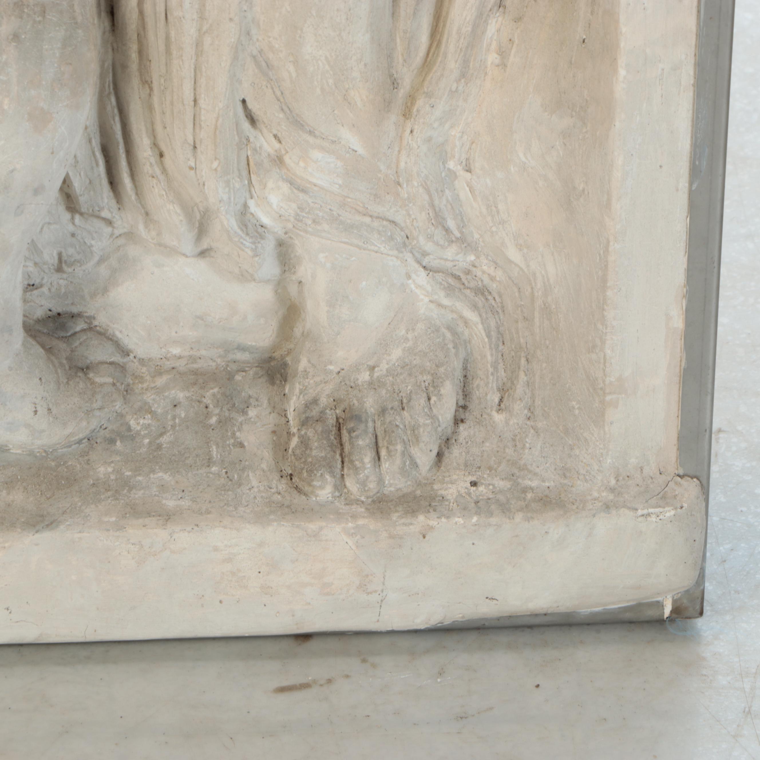 Edoardo de Albertis Plaster Relief Sculpture of the "Ideal Family", Early 20th C