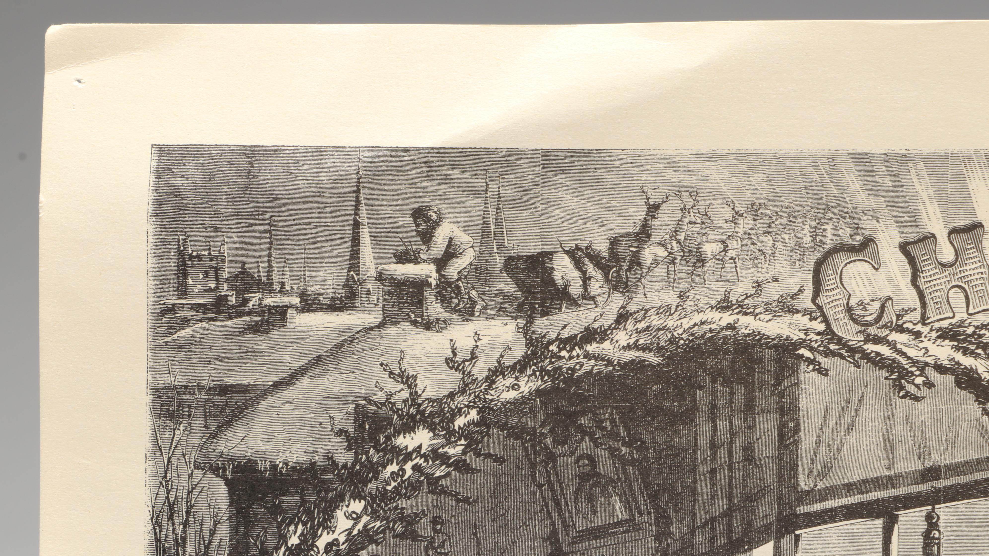 After Thomas Nast "Christmas Eve, 1862" Lithographic Print