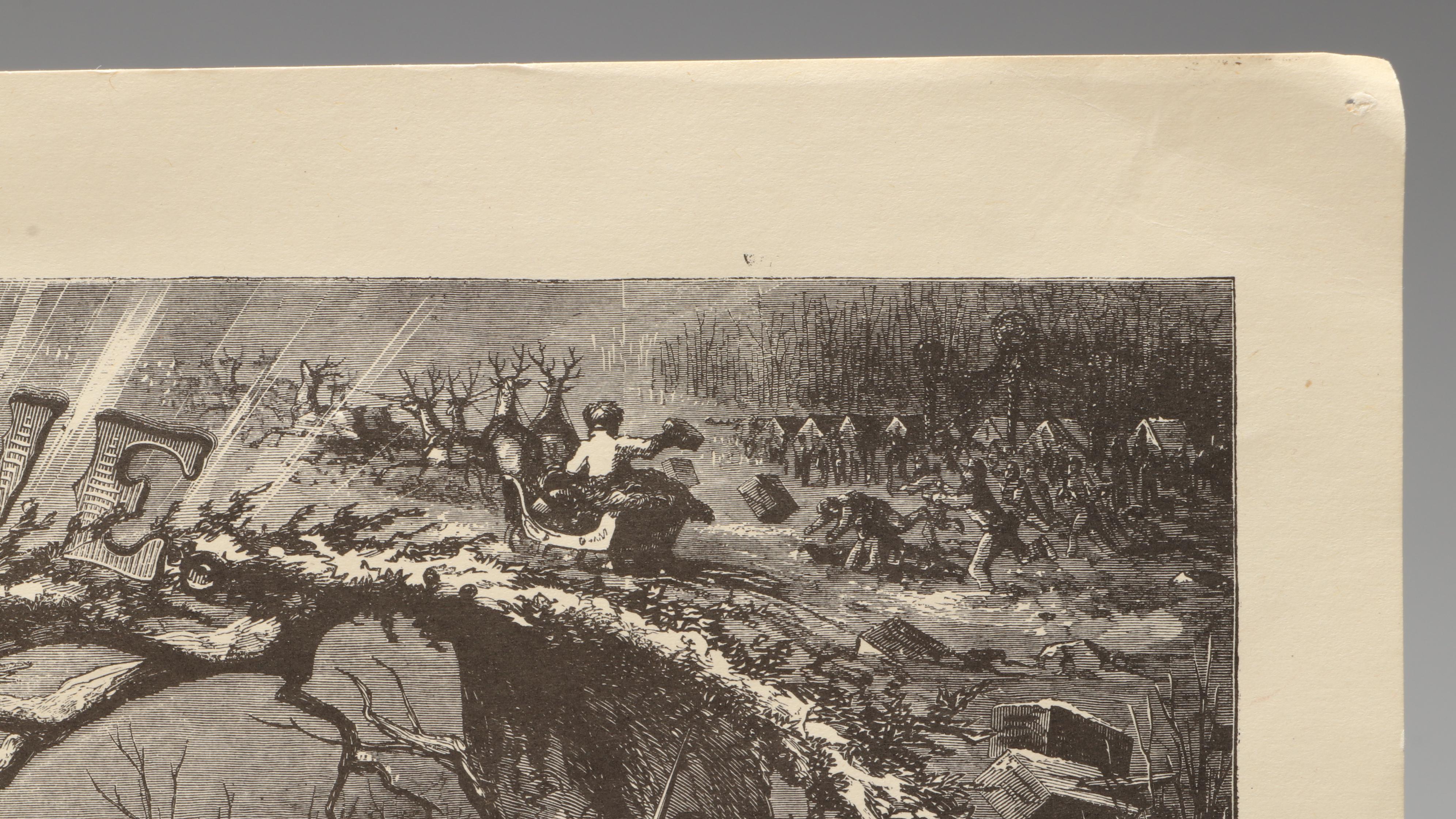 After Thomas Nast "Christmas Eve, 1862" Lithographic Print