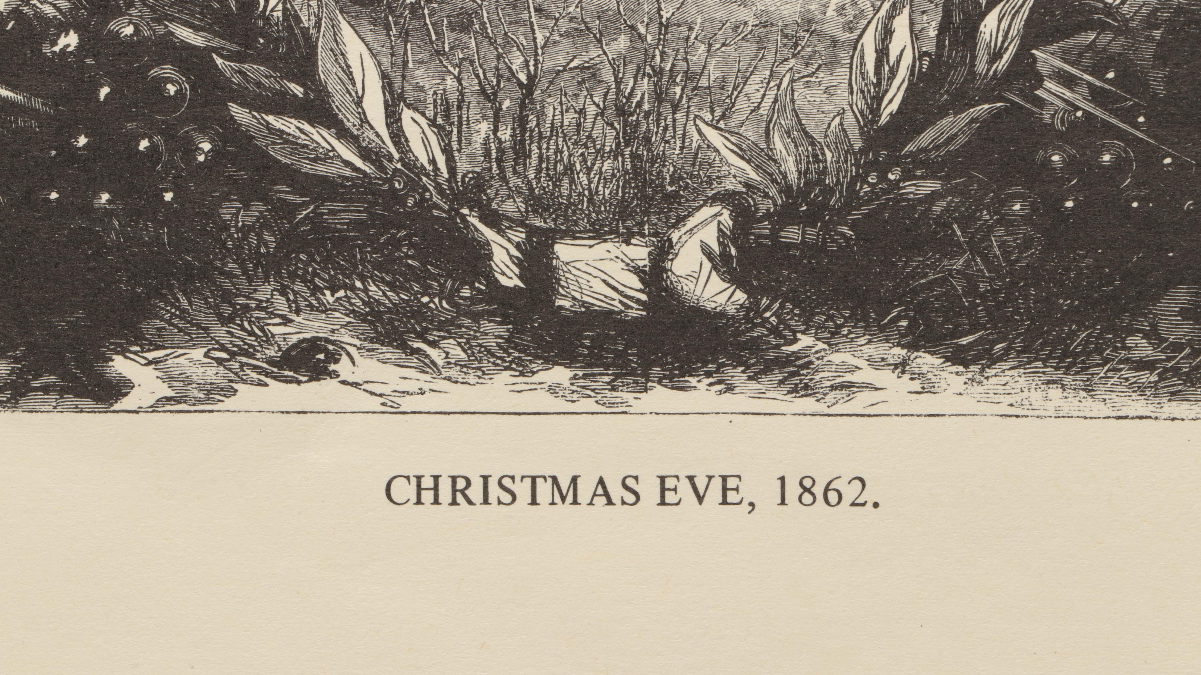 After Thomas Nast "Christmas Eve, 1862" Lithographic Print