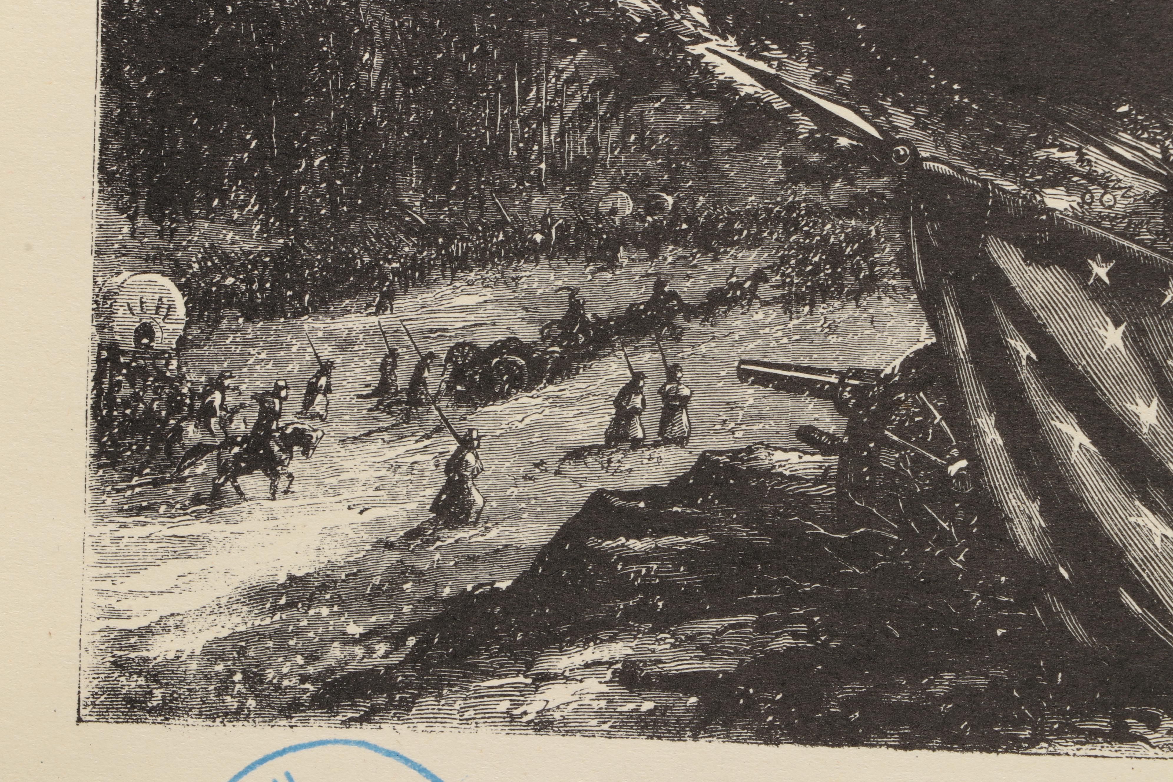 After Thomas Nast "Christmas Eve, 1862" Lithographic Print