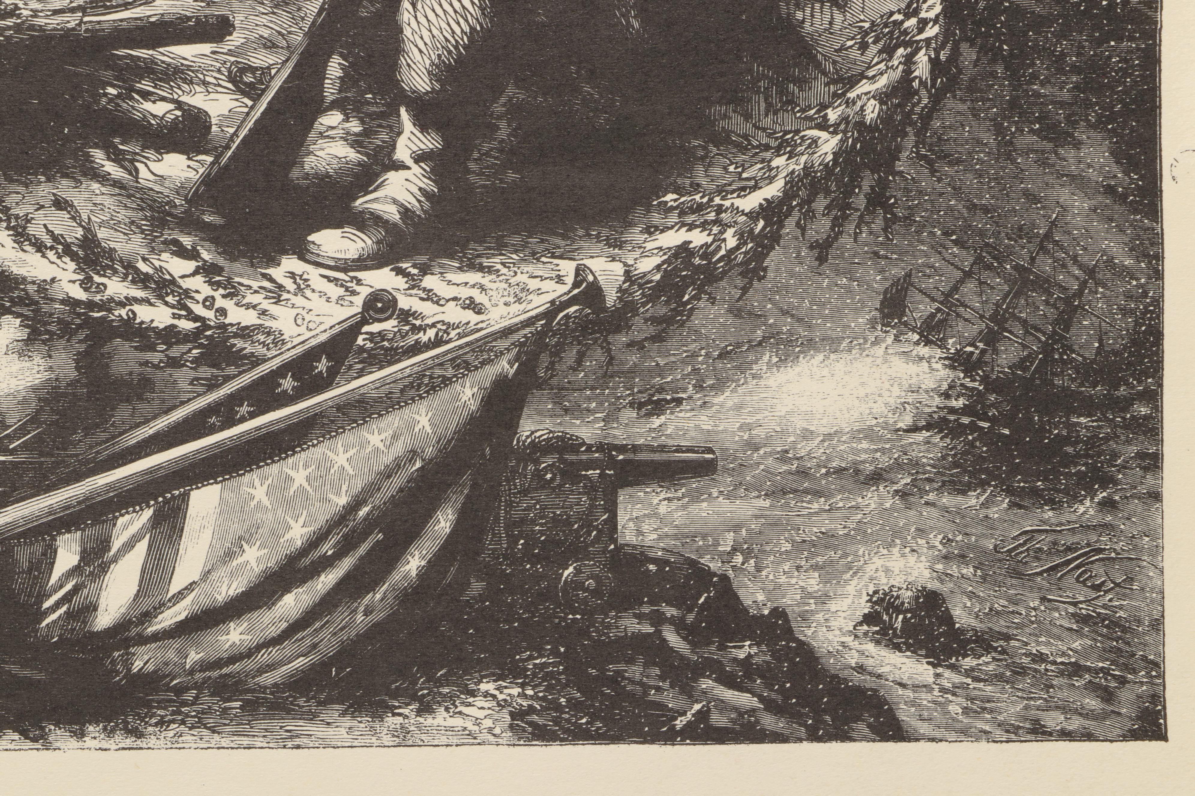 After Thomas Nast "Christmas Eve, 1862" Lithographic Print