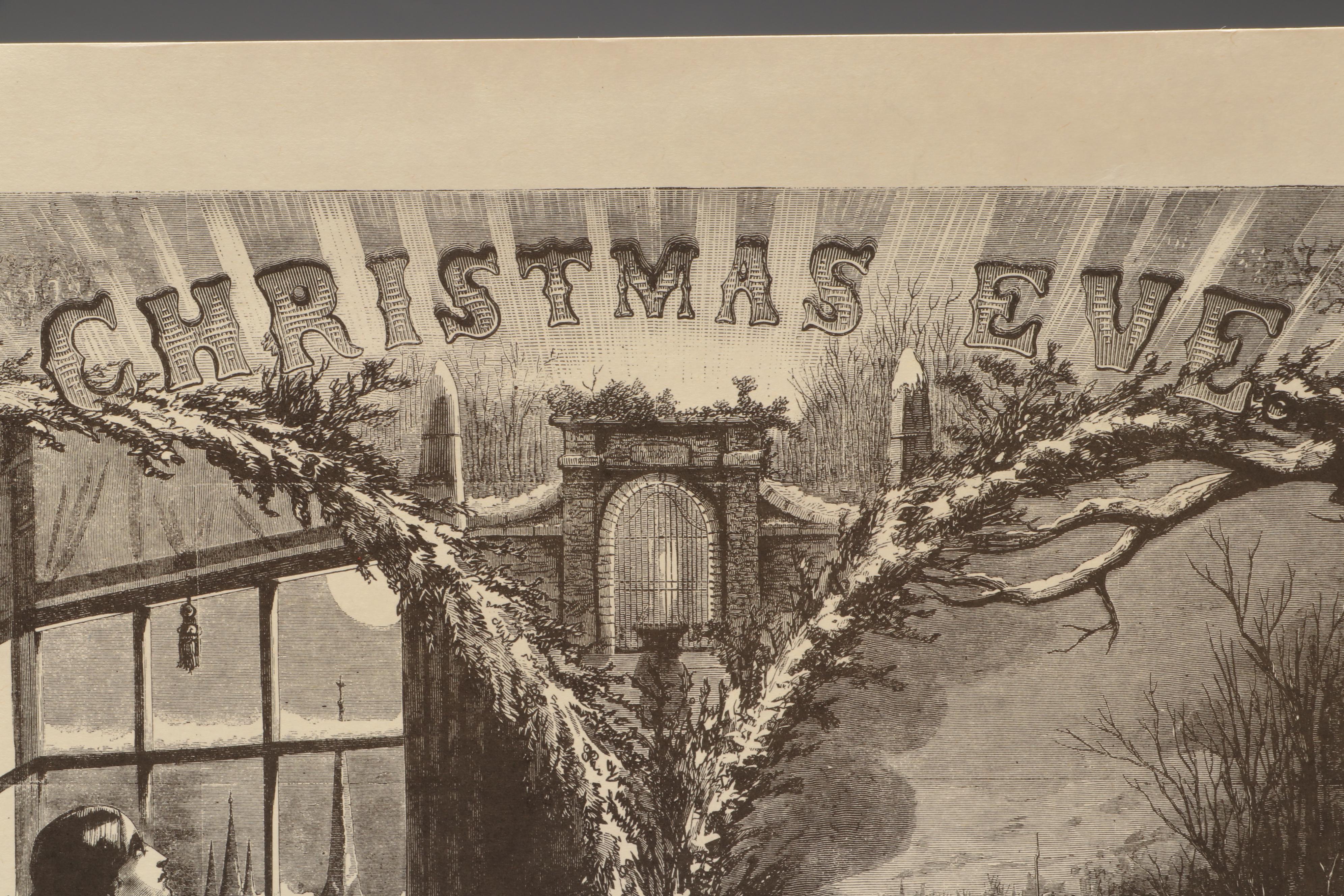 After Thomas Nast "Christmas Eve, 1862" Lithographic Print
