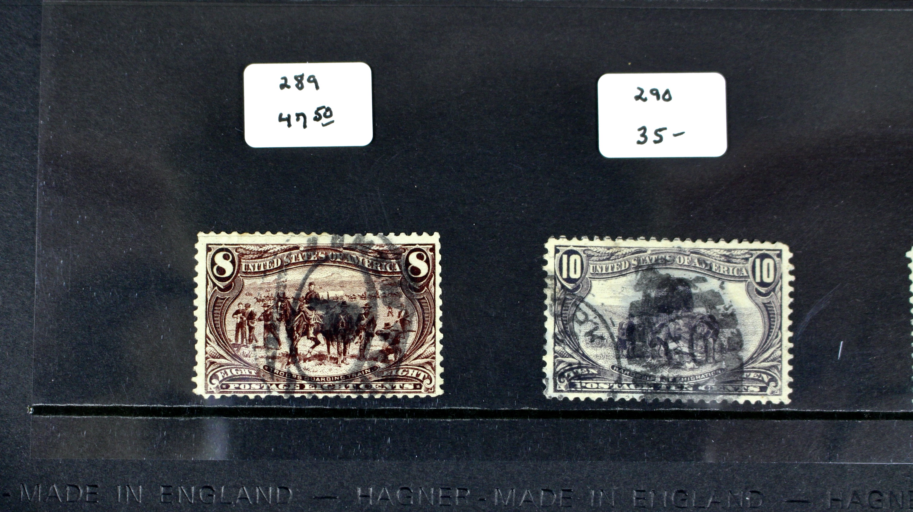 Fifteen Different Columbian and Trans-Mississippi Postage Stamps, 1890s