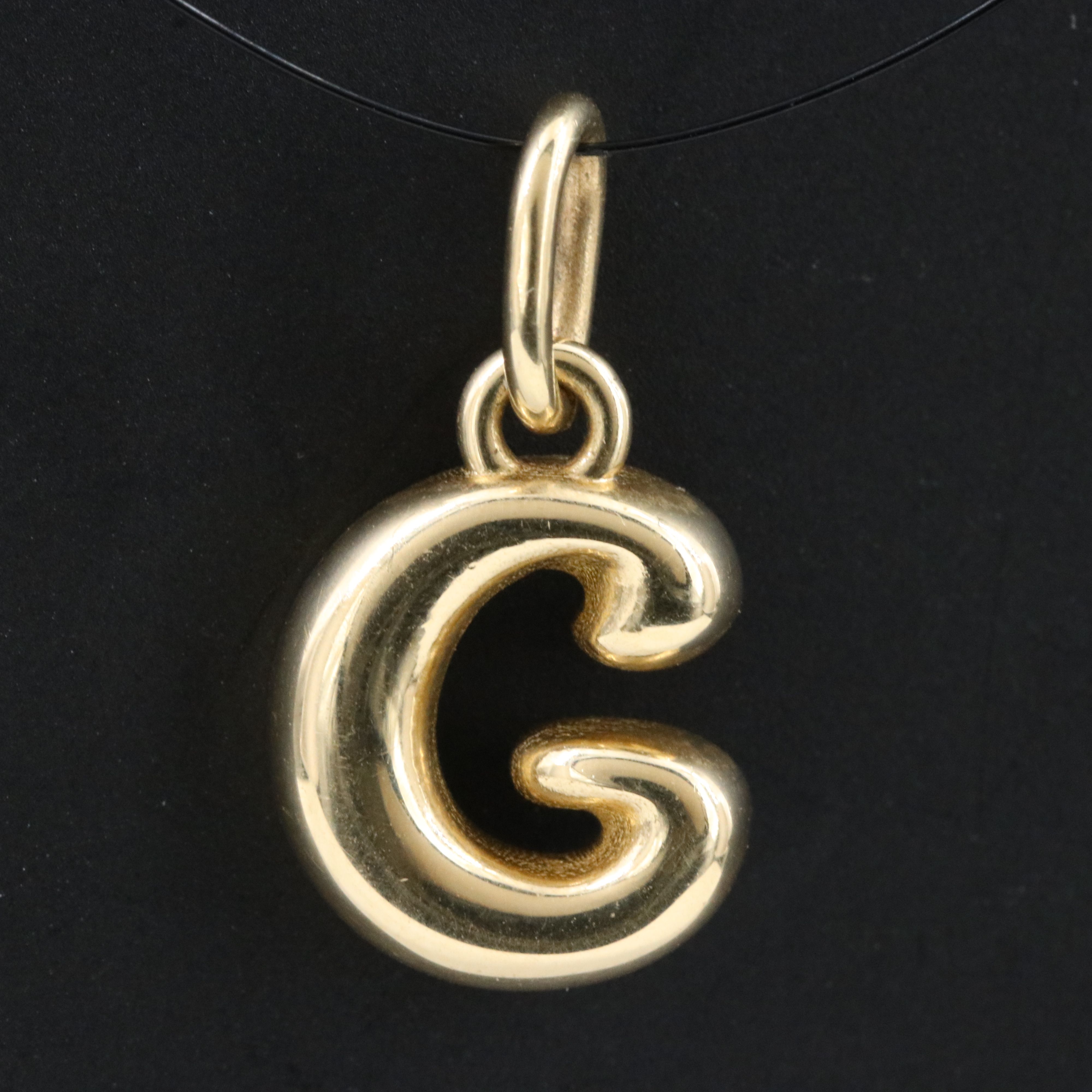 14K "G" Initial Pendant