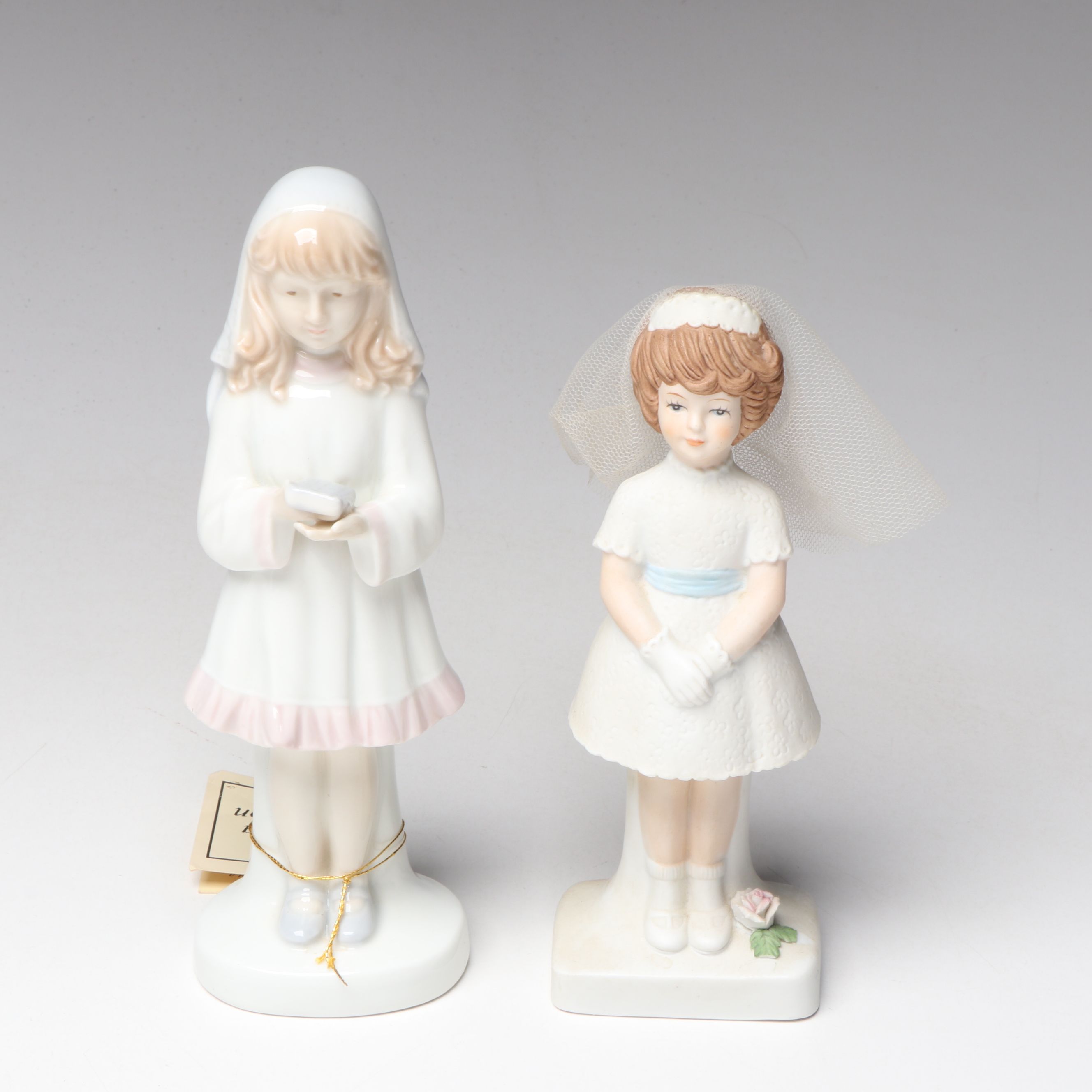 Haeger Pottery Madonna Praying Planter with Communion and Other Figures