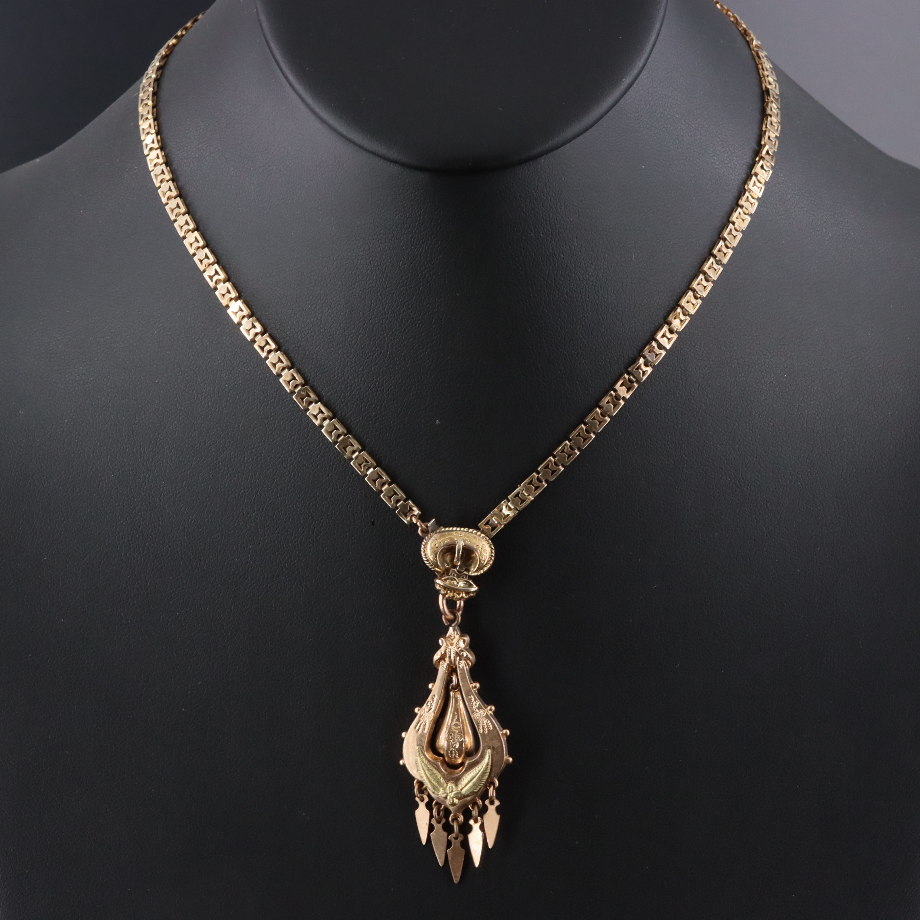 Victorian Book Chain Necklace