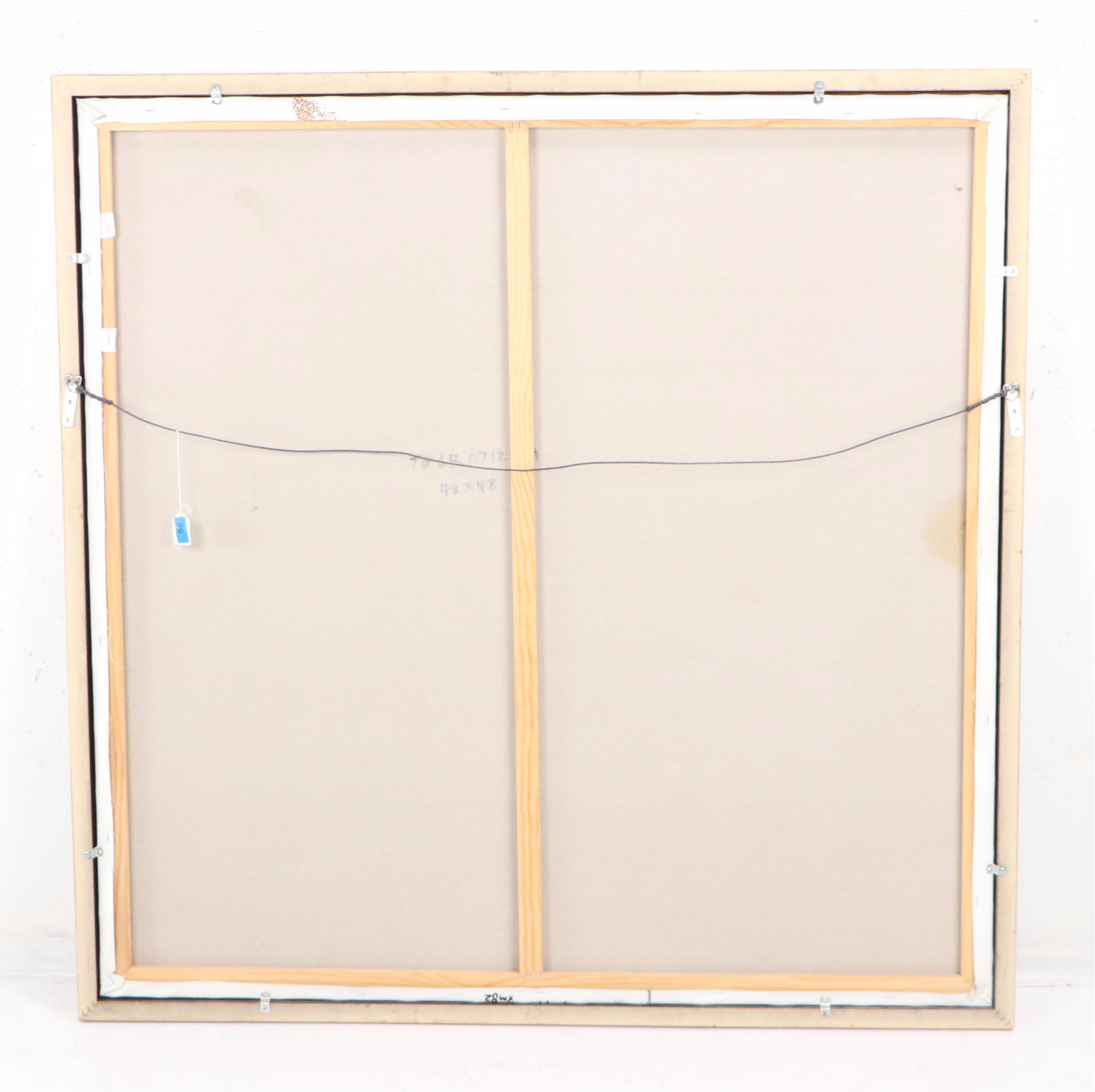 Seascape Oil Painting of Crashing Waves, 21st Centruy