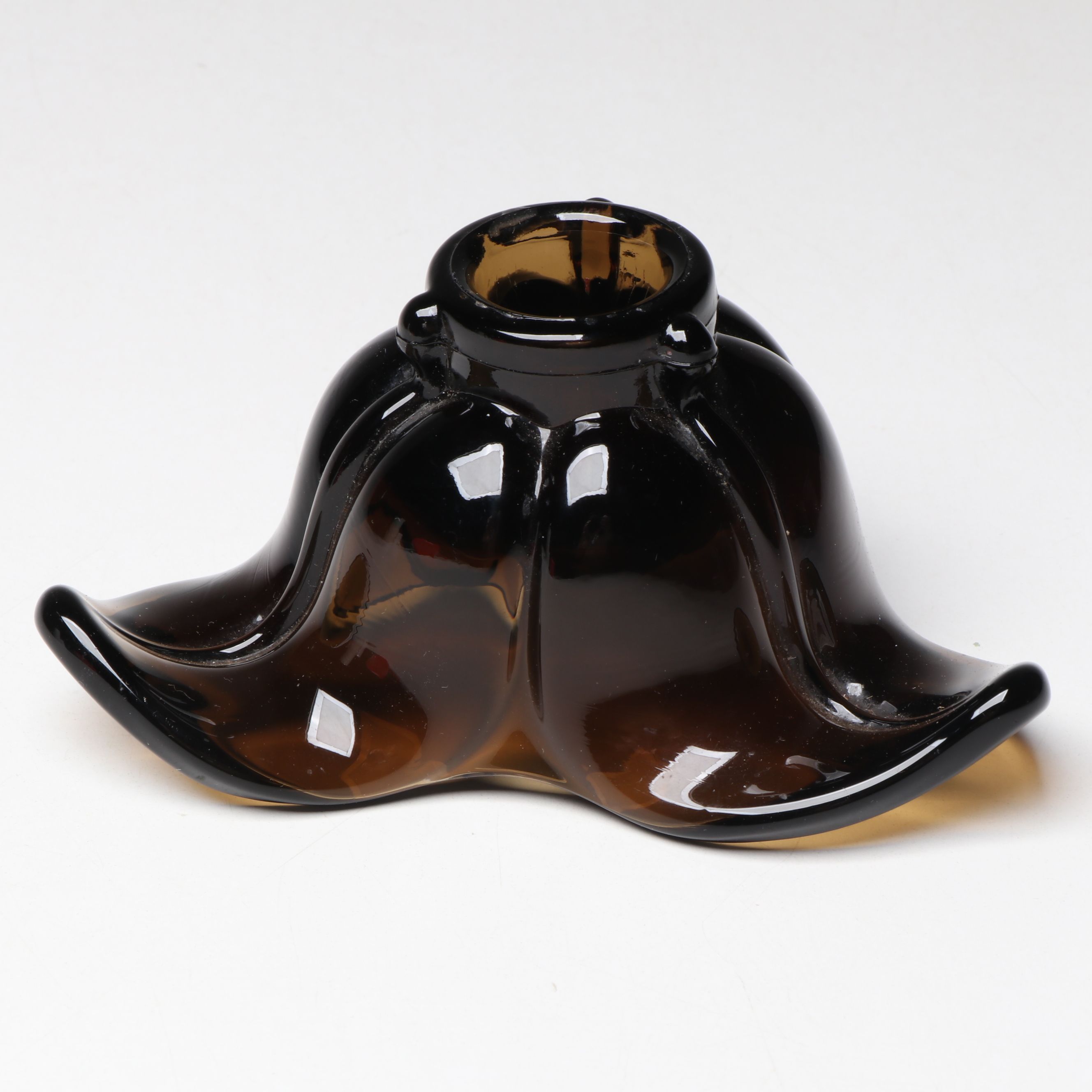 Fenton Opalescent Blush Glass Vase with More Art Glass Vases and Candle Holders