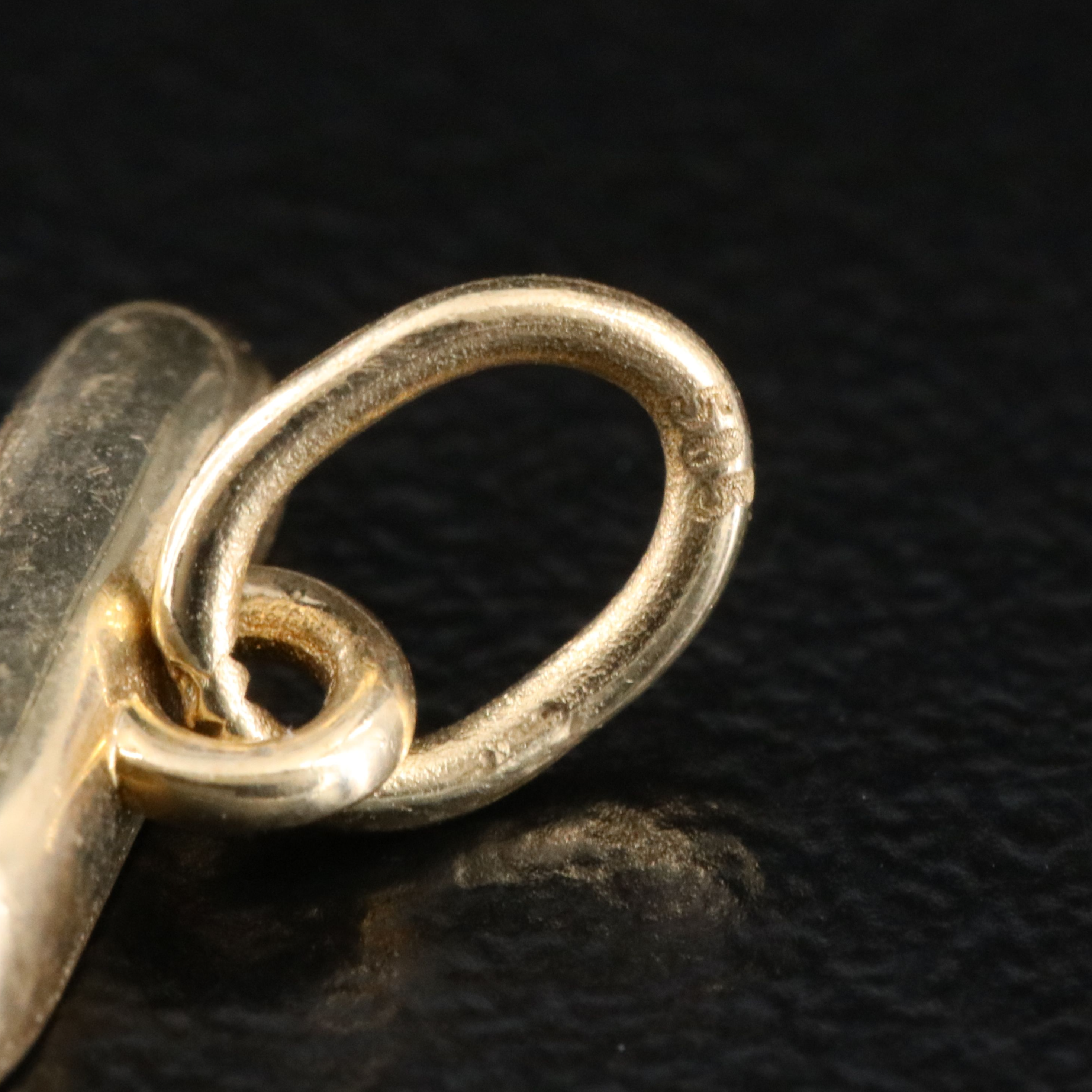 14K "T" Initial Pendant