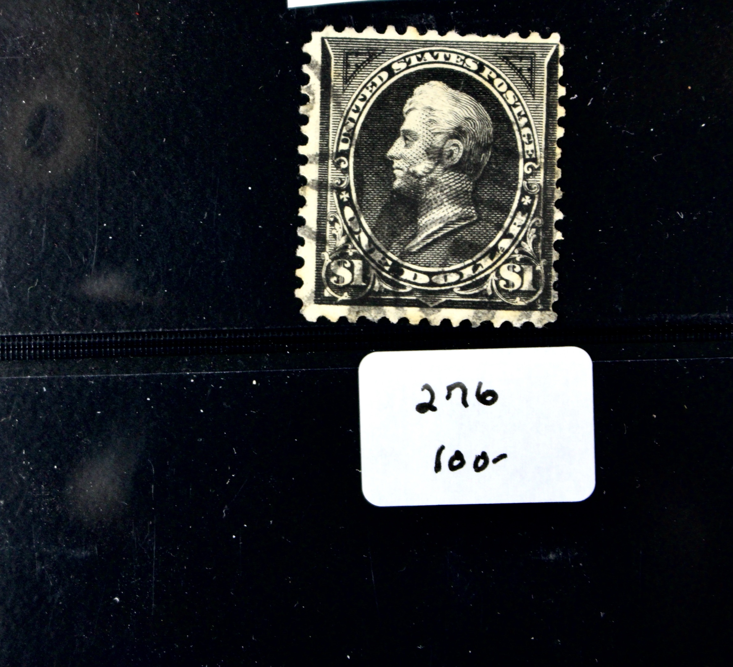 Six Early Used High Value U.S. Postage Stamps, 1890s