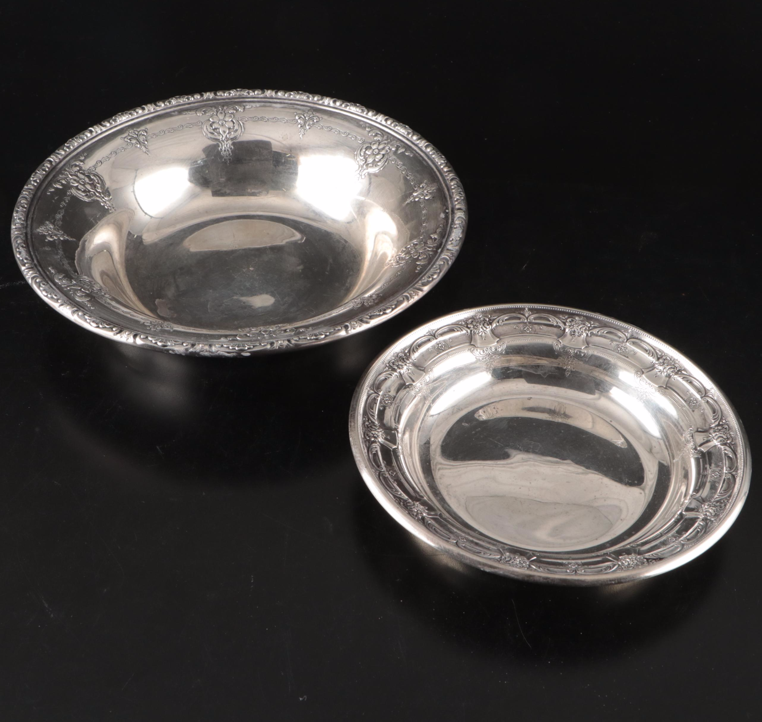 Towle Sterling Silver Bowls with Other American Sterling Silver Serveware