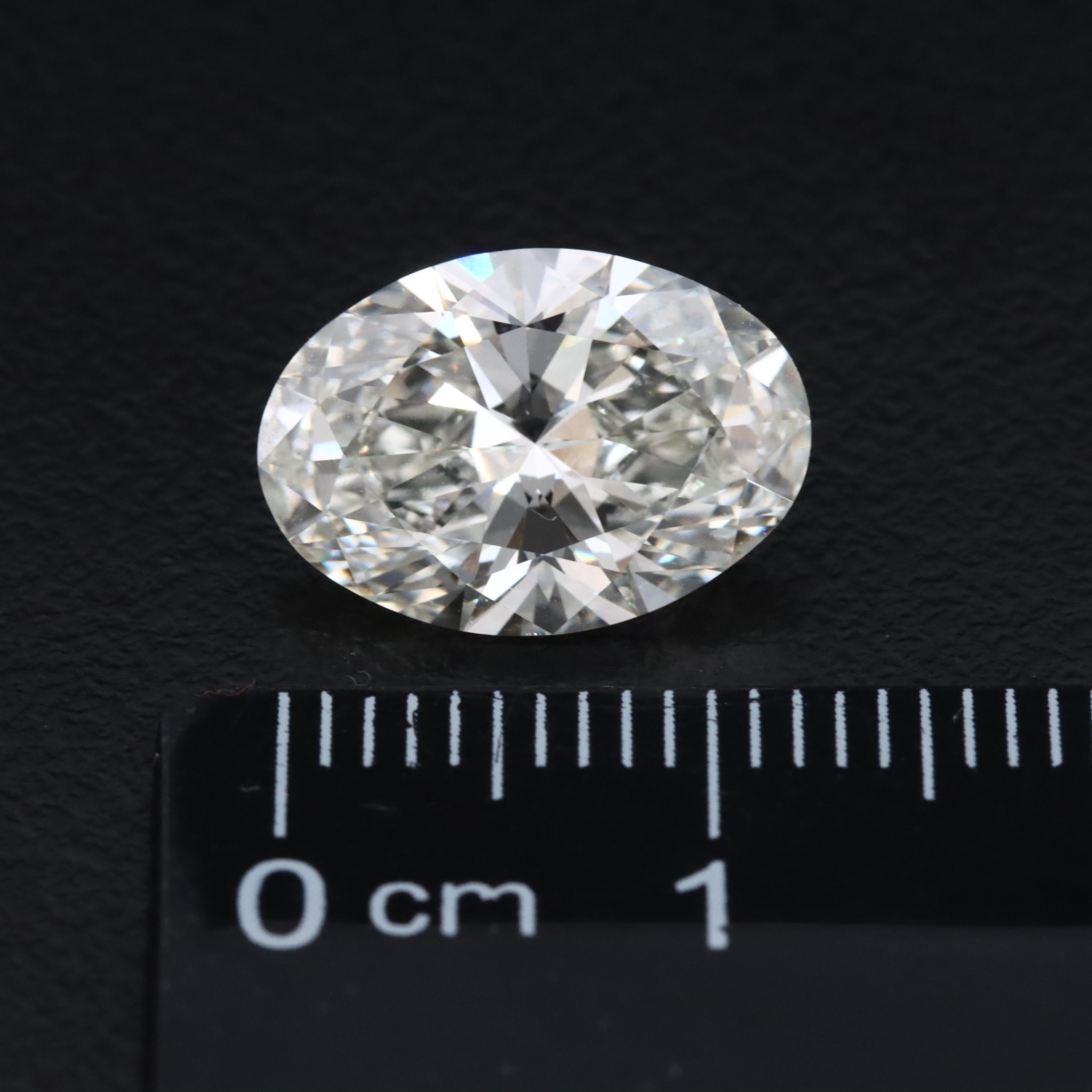 Loose 4.09 CT Lab Grown Diamond with IGI Report