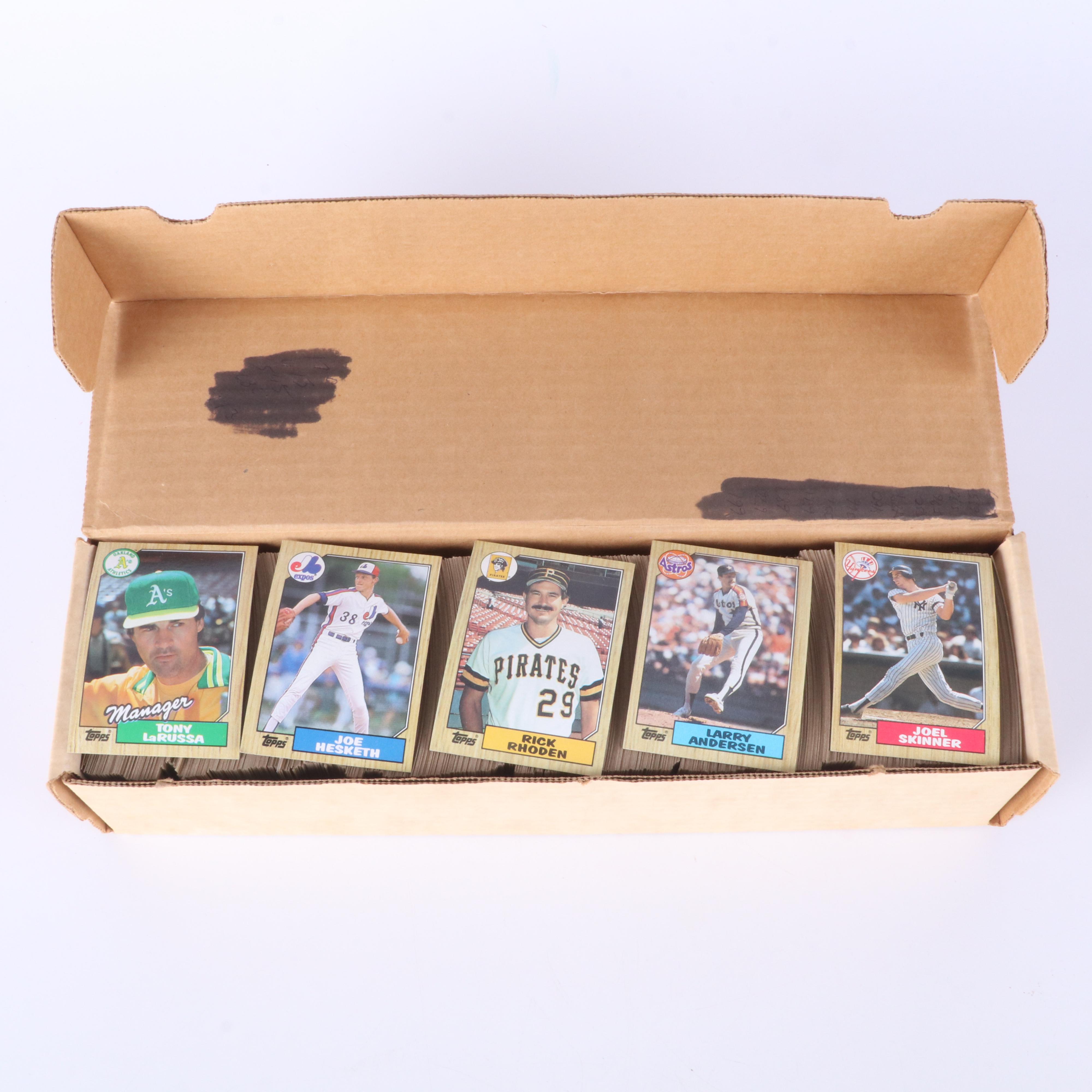 Large Group of Baseball and Football Cards, and Other Sports Items