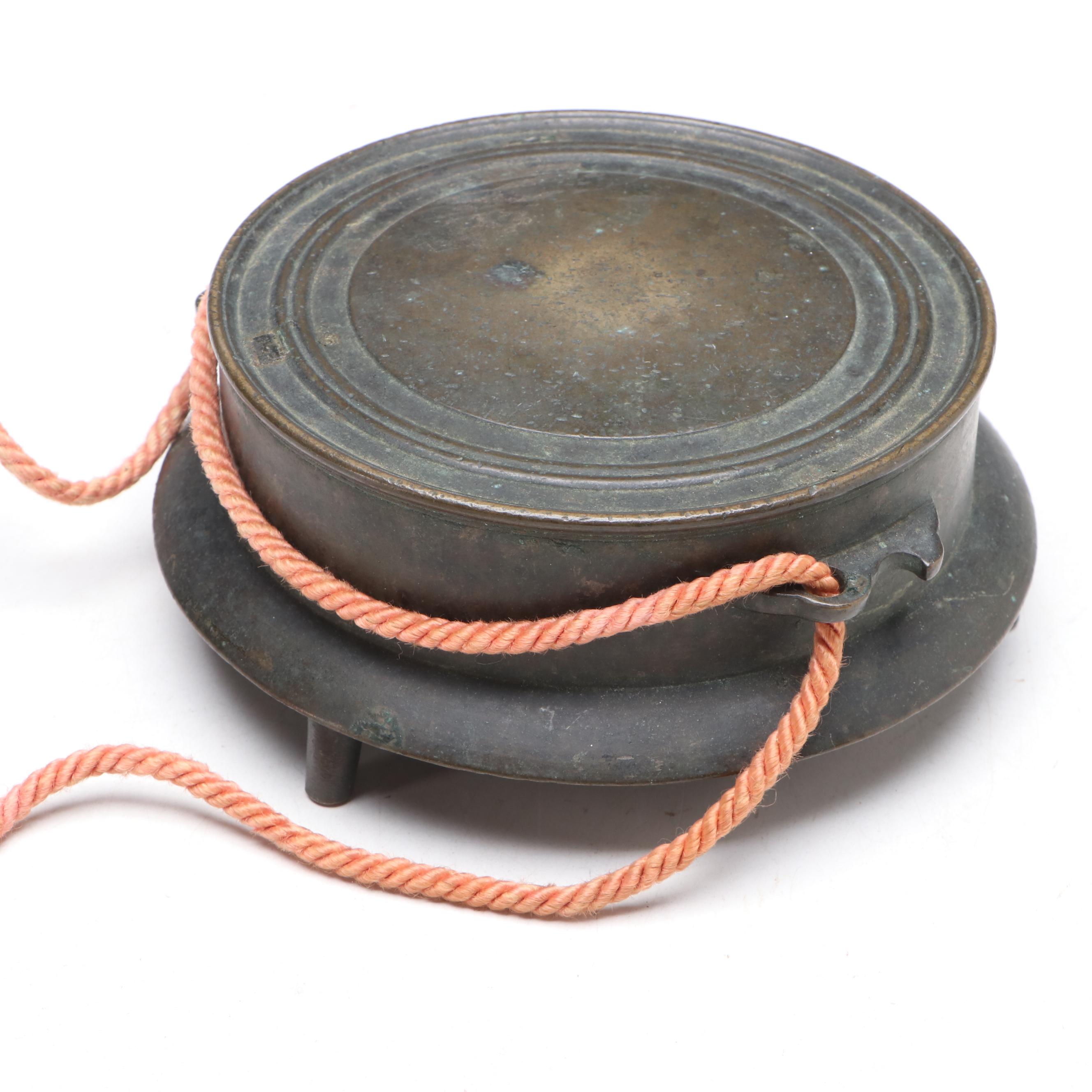 Japanese Edo Period Bronze Atarigane Gong