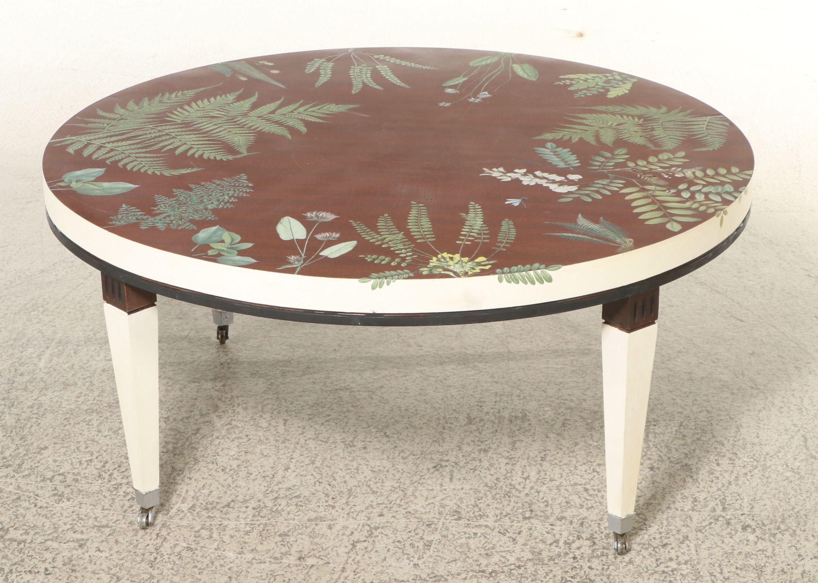 Regency Style Paint-Decorated Coffee Table, Mid-20th Century