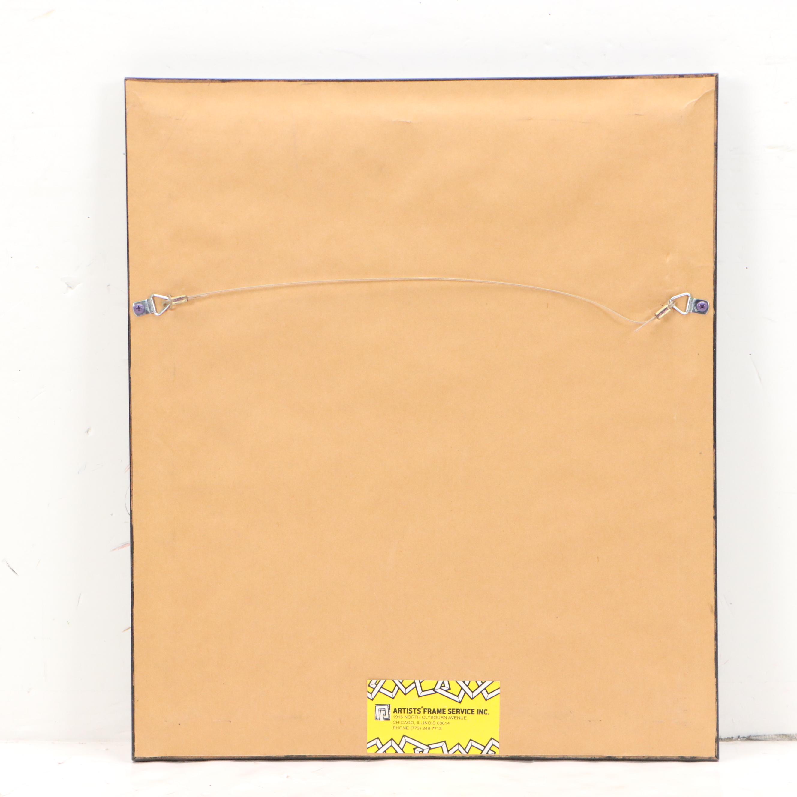 Digital Print of Expressionistic Style Buddha, 21st Century