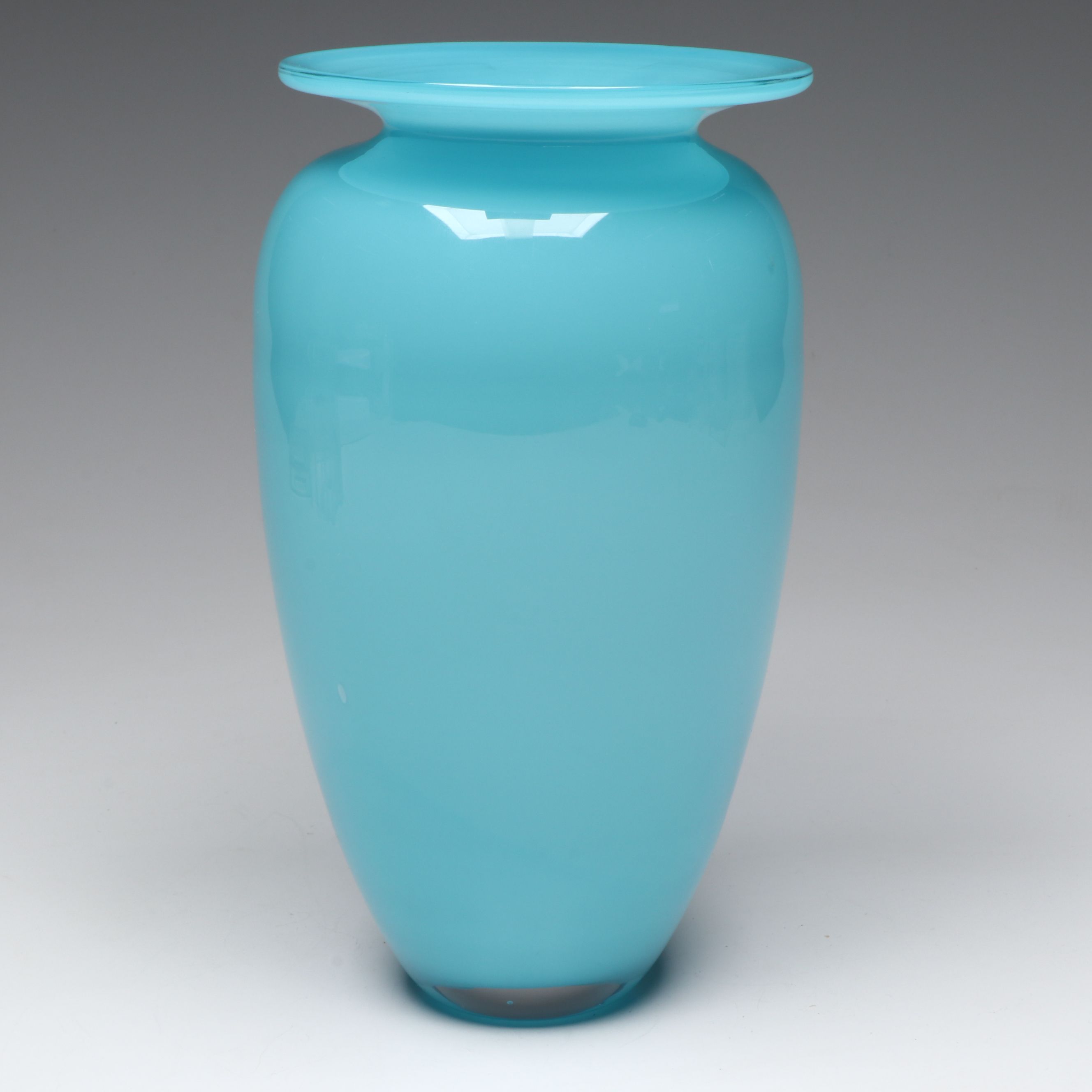 Michael Davis for Tiffany & Co. Tiffany Blue Glass Vase