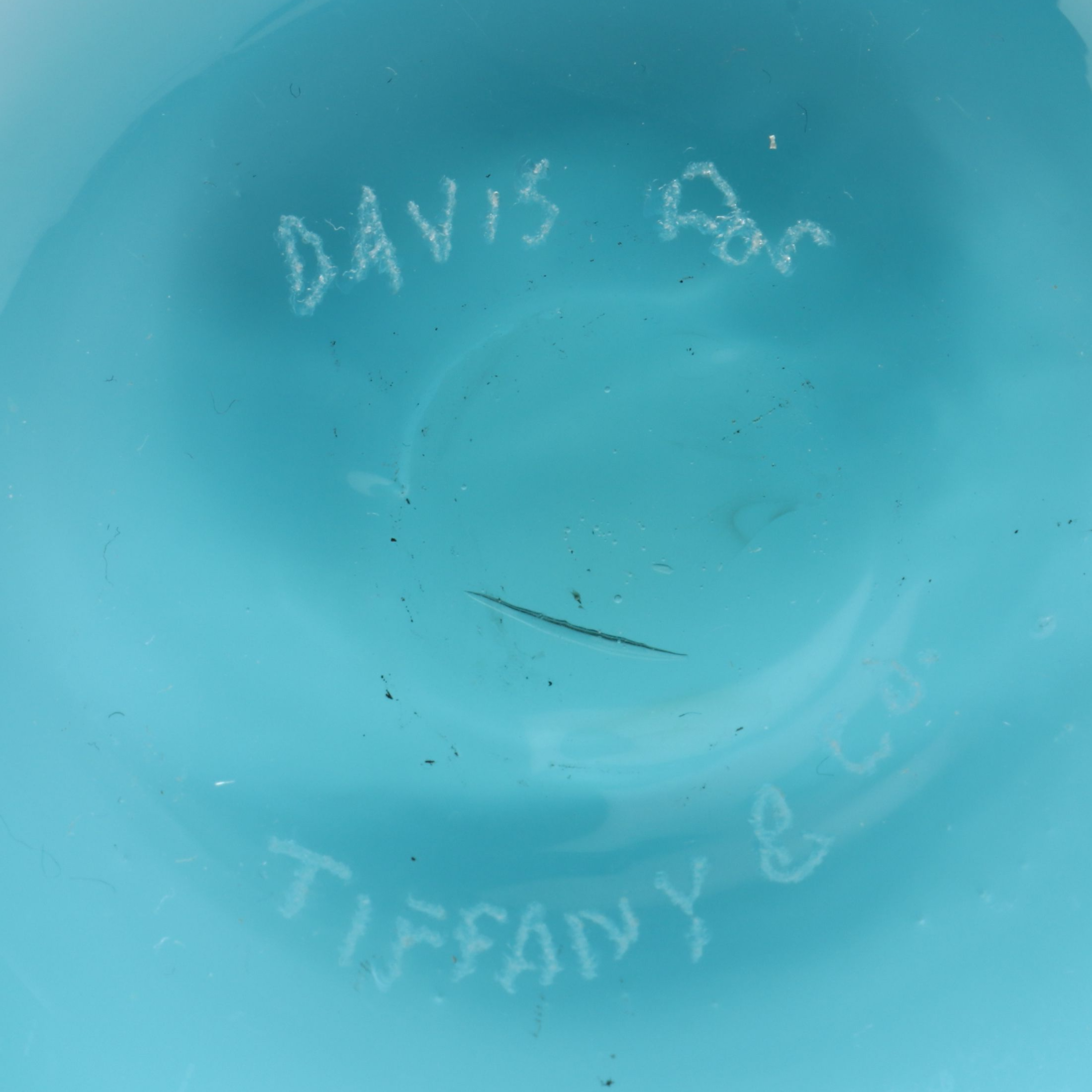 Michael Davis for Tiffany & Co. Tiffany Blue Glass Vase