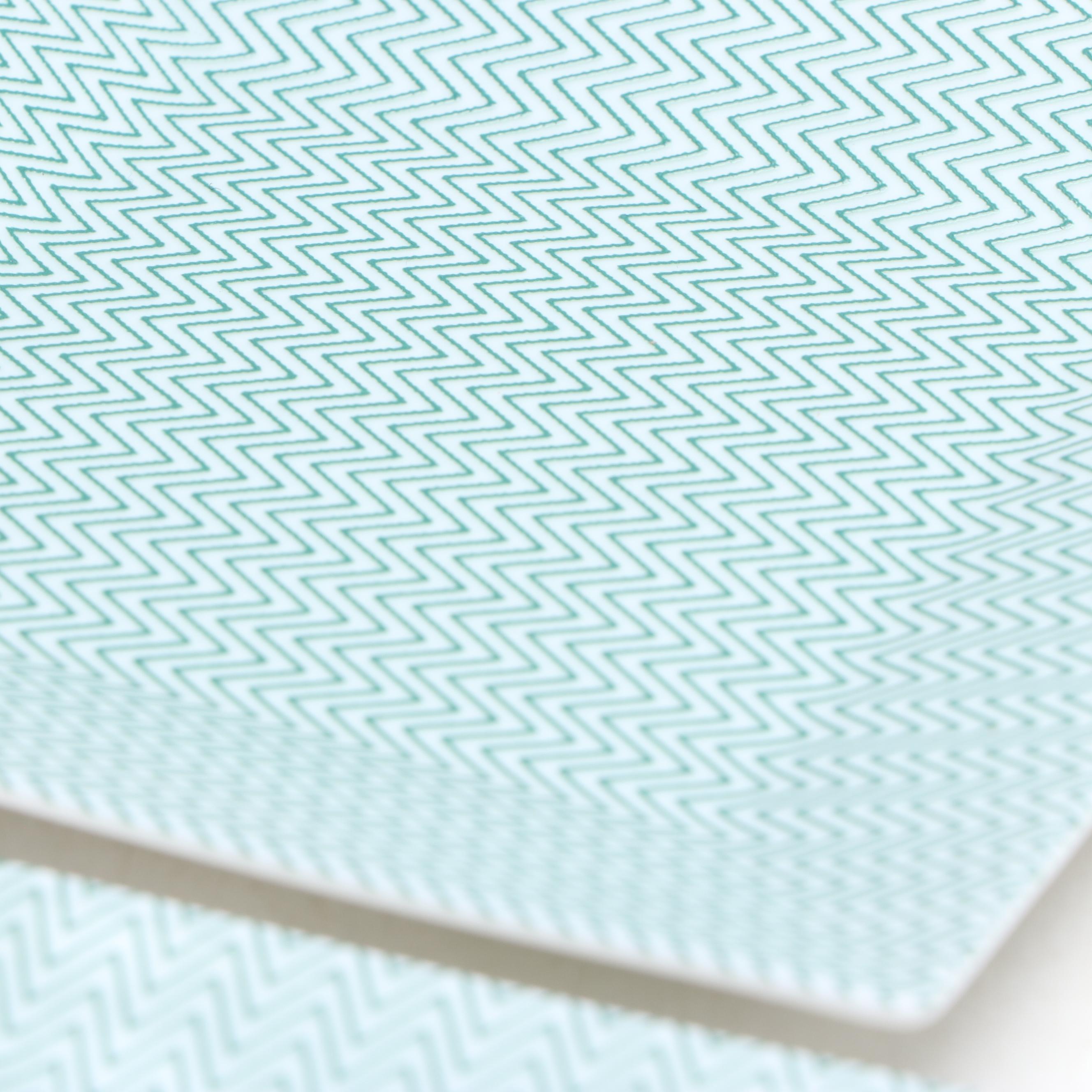 Hermès "Chevrons" Porcelain Stacking Plates