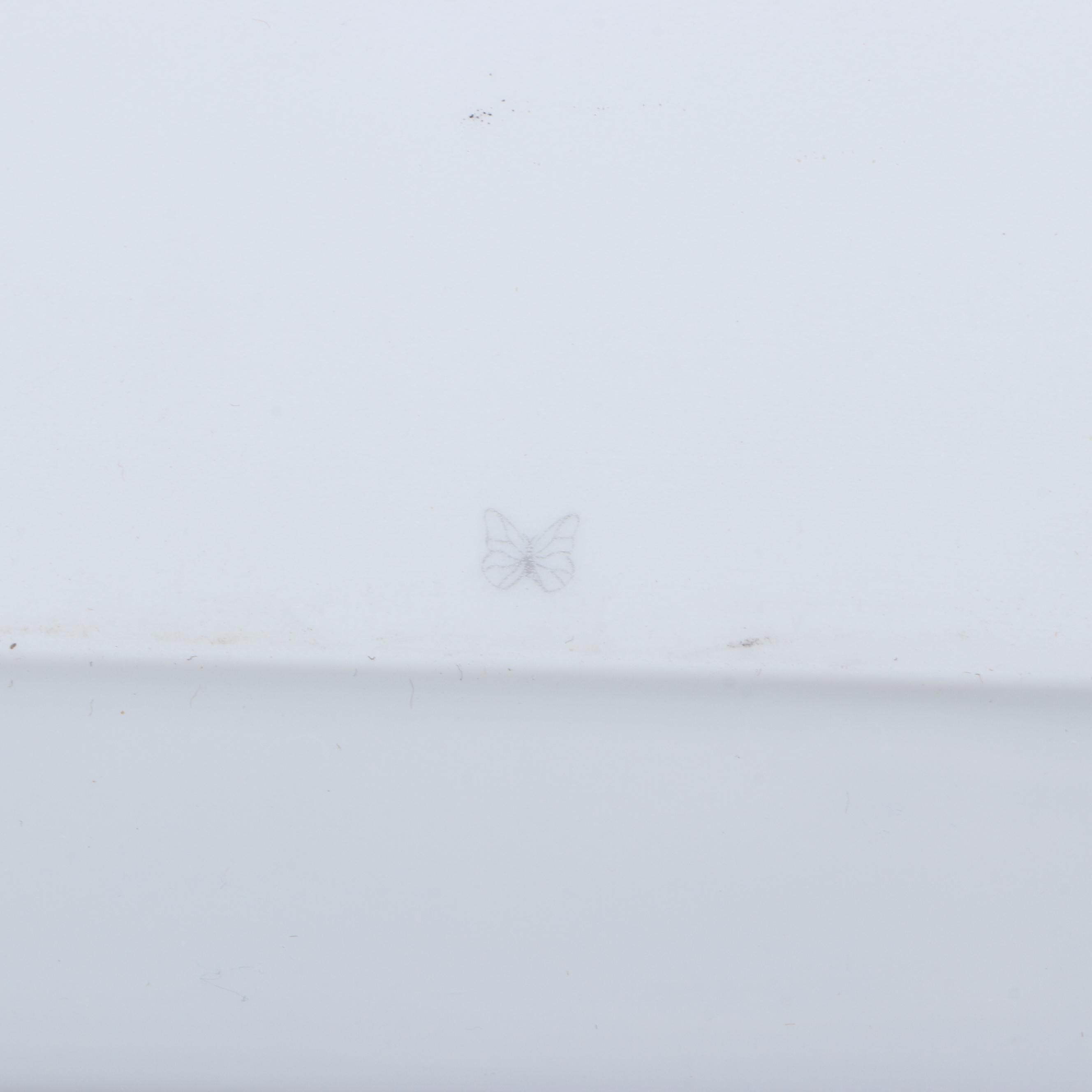 Hermès "Chevrons" Porcelain Stacking Plates