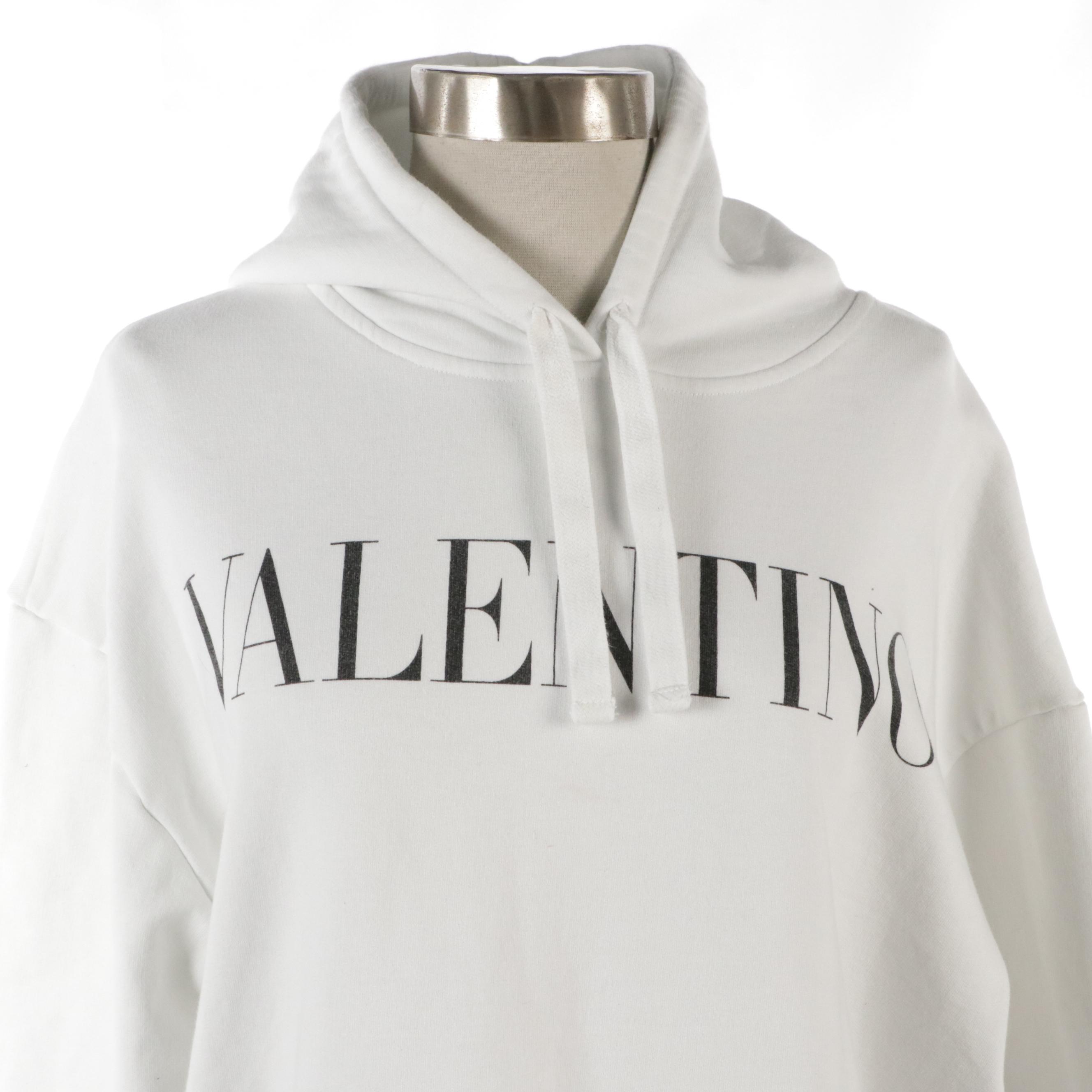 Valentino Sequin Embellished and Embroidered Hoodie