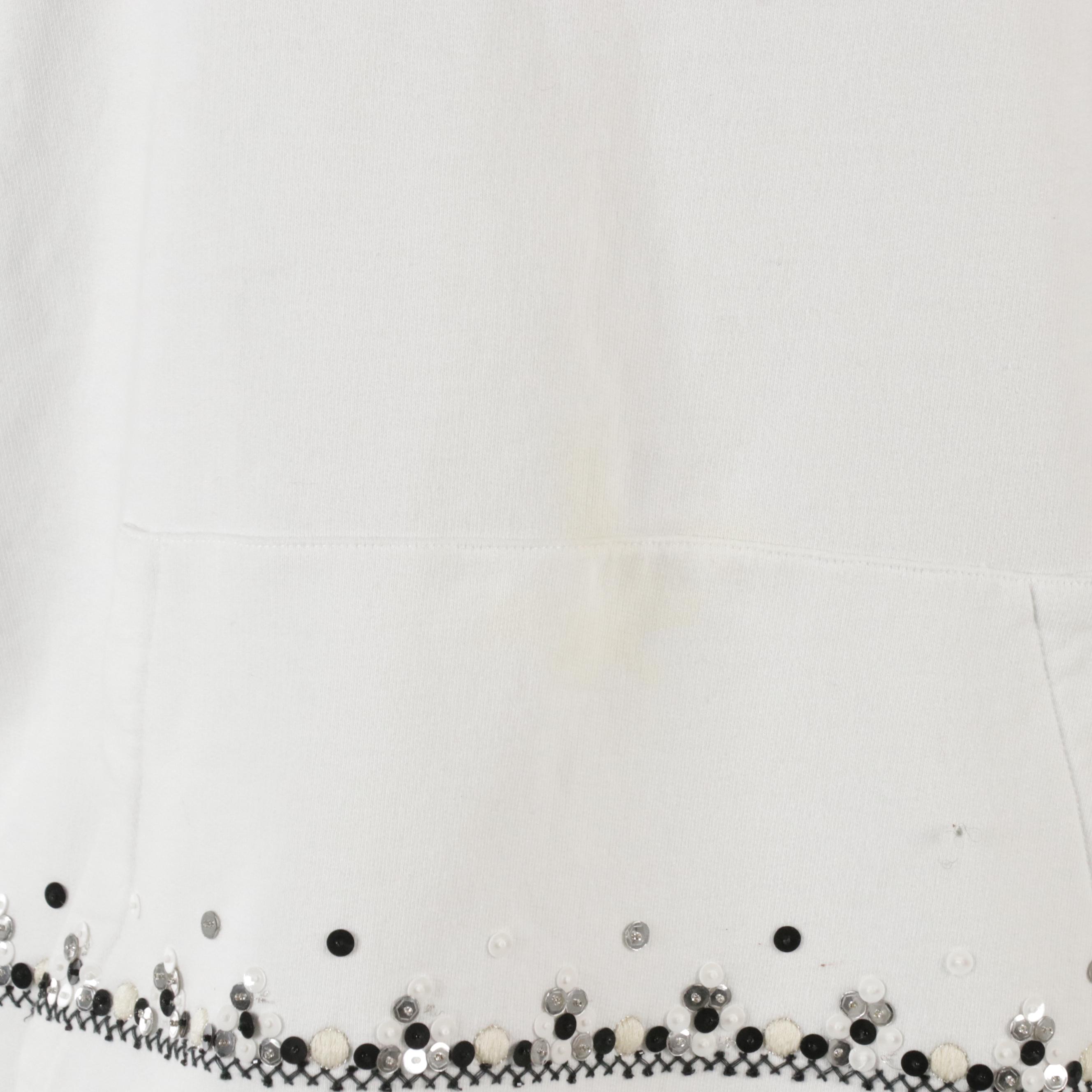 Valentino Sequin Embellished and Embroidered Hoodie