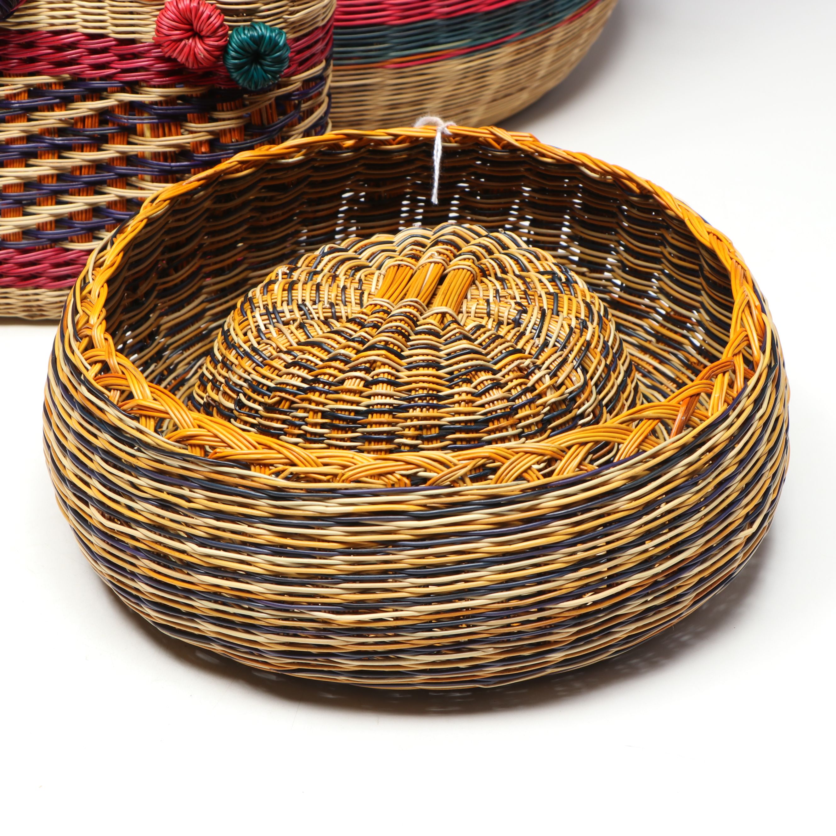 Colombian Esparto Grass Purse and Baskets