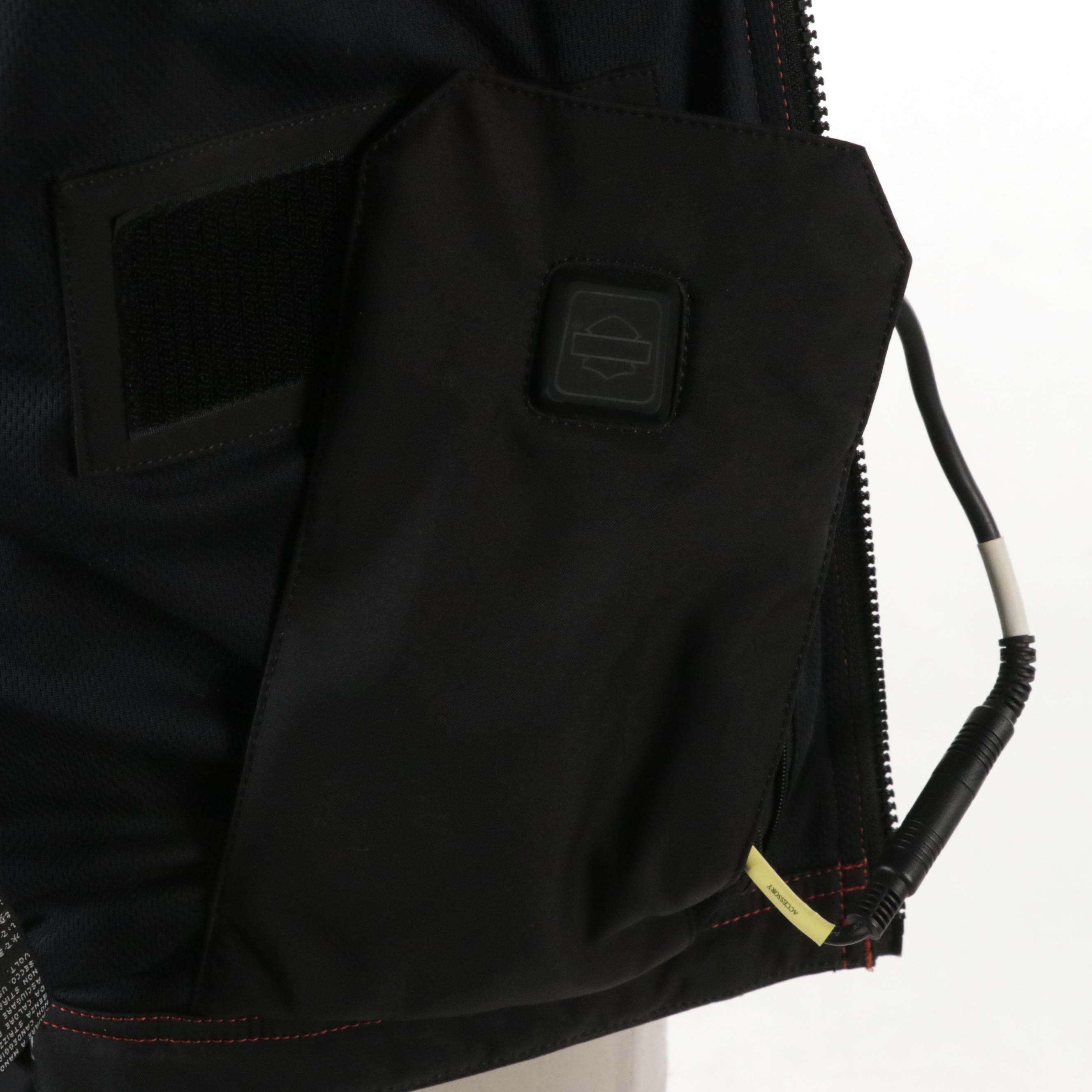 Harley-Davidson Riding Gear Zip Jacket with Contrast Stitching