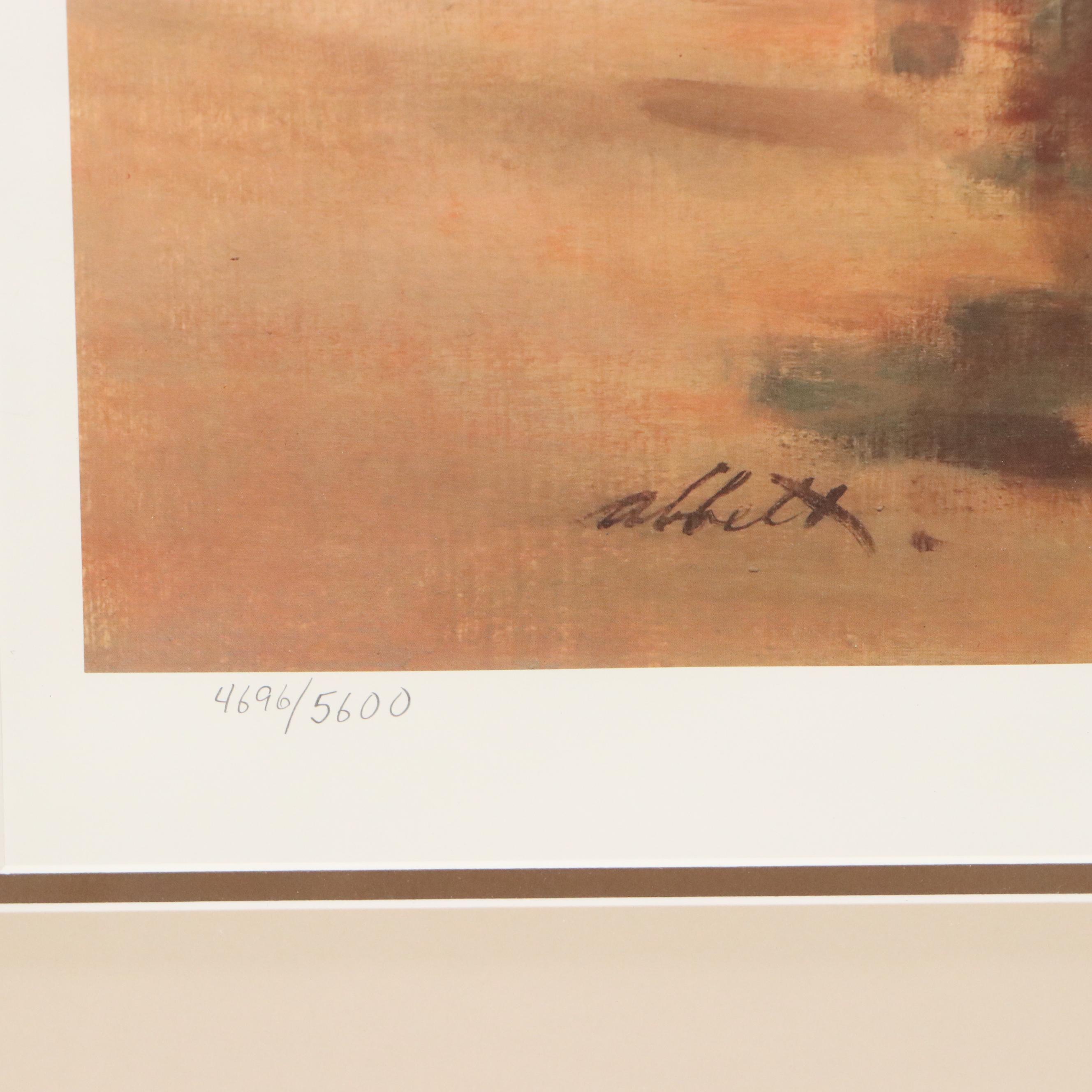 Robert K. Abbett Offset Lithograph "The Magic Time," 1990