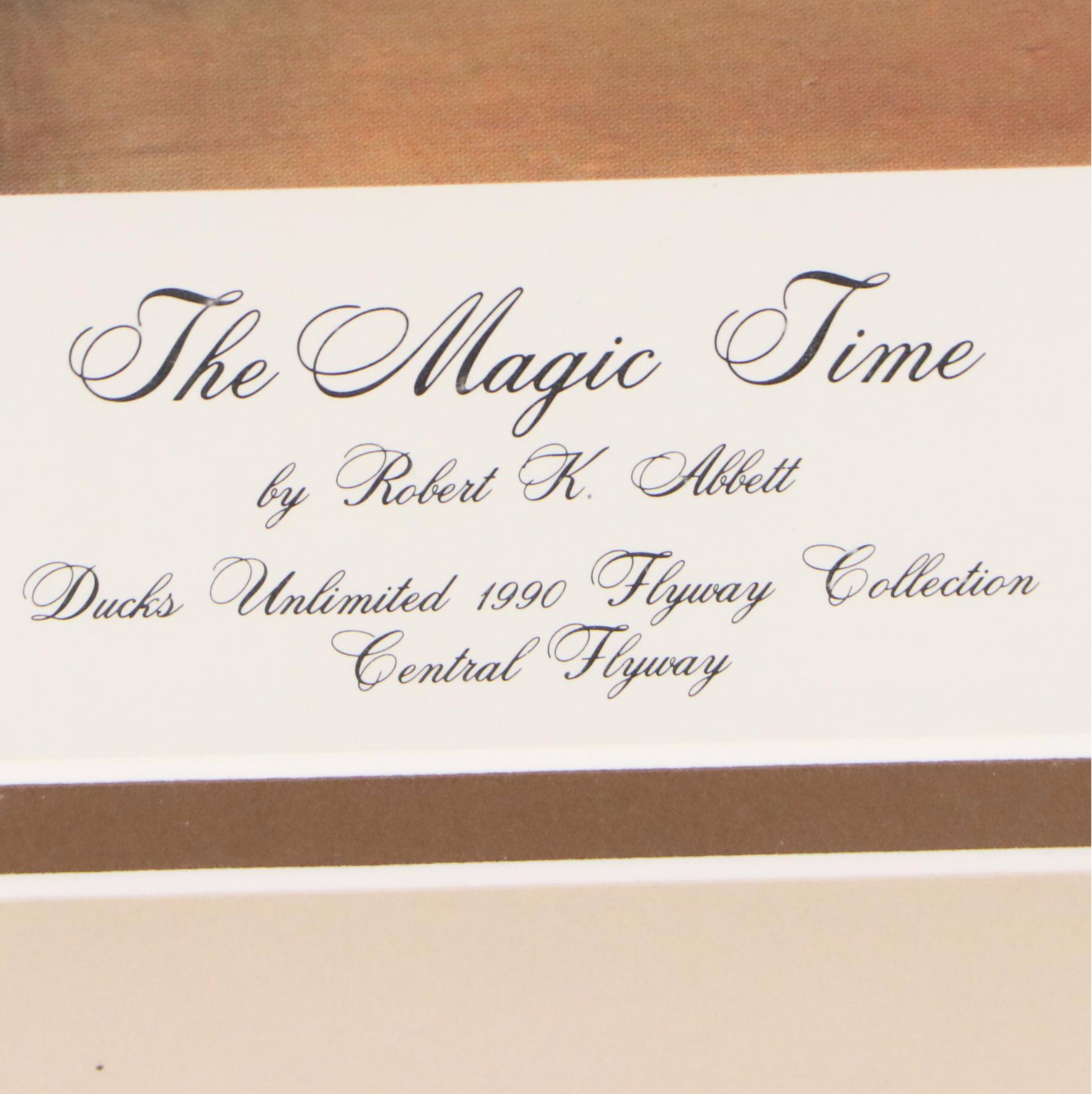 Robert K. Abbett Offset Lithograph "The Magic Time," 1990