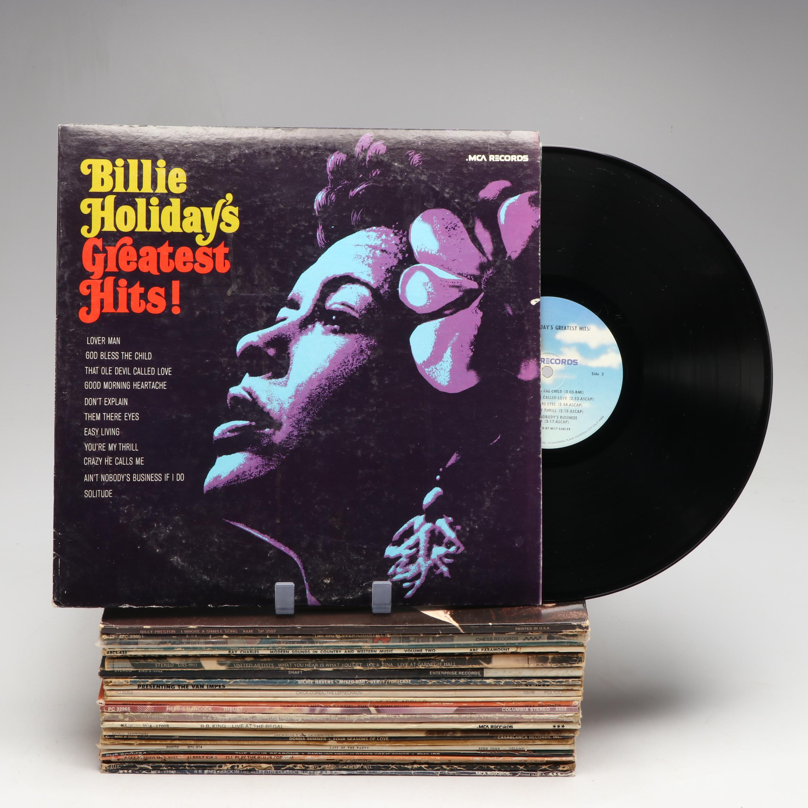 Billie Holiday, Ike Turner, B.B. King and More Jazz and Blues Vinyl Records