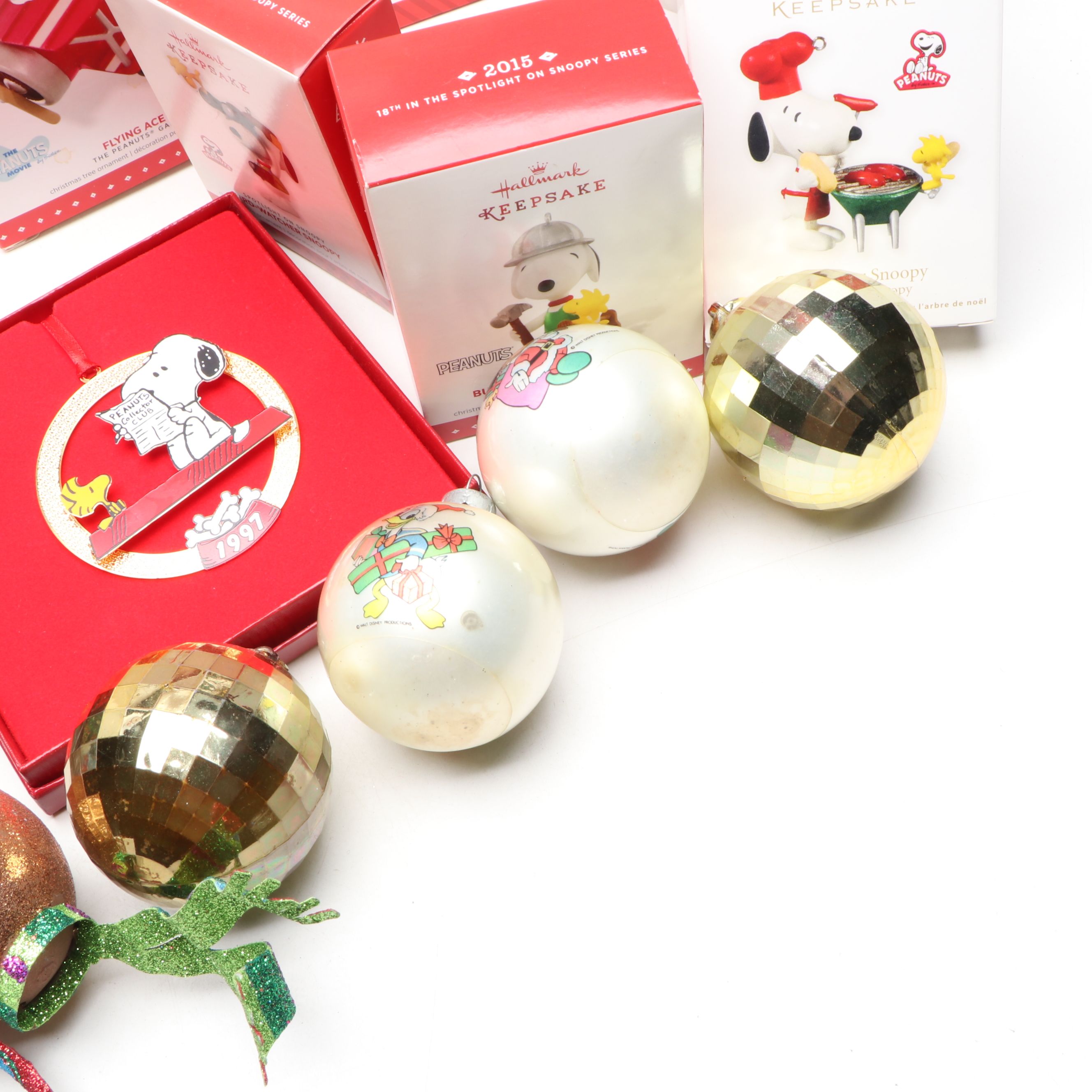 Mikasa "Holiday Elegance" Plaque with Hallmark Keepsake Ornaments and More Décor