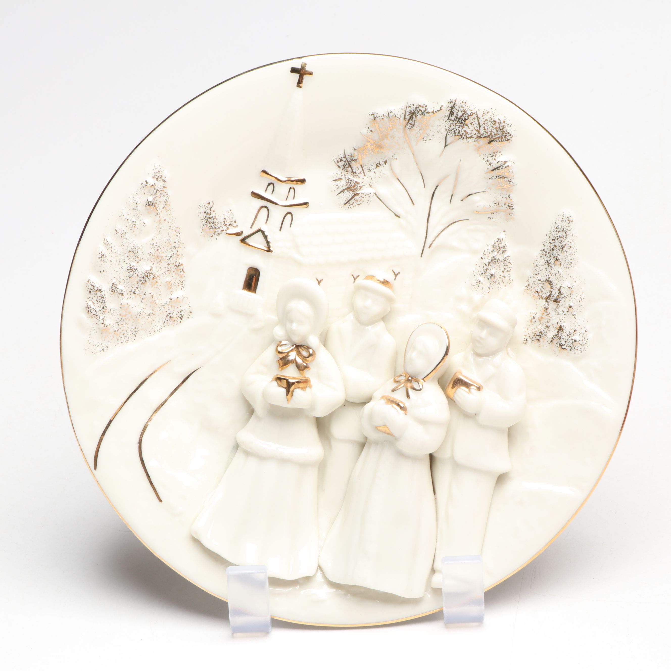 Mikasa "Holiday Elegance" Plaque with Hallmark Keepsake Ornaments and More Décor