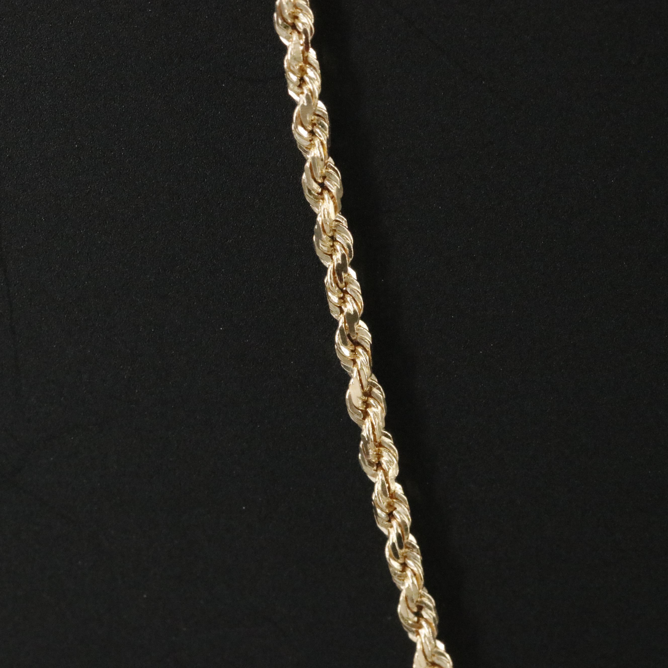14K Rope Chain Necklace