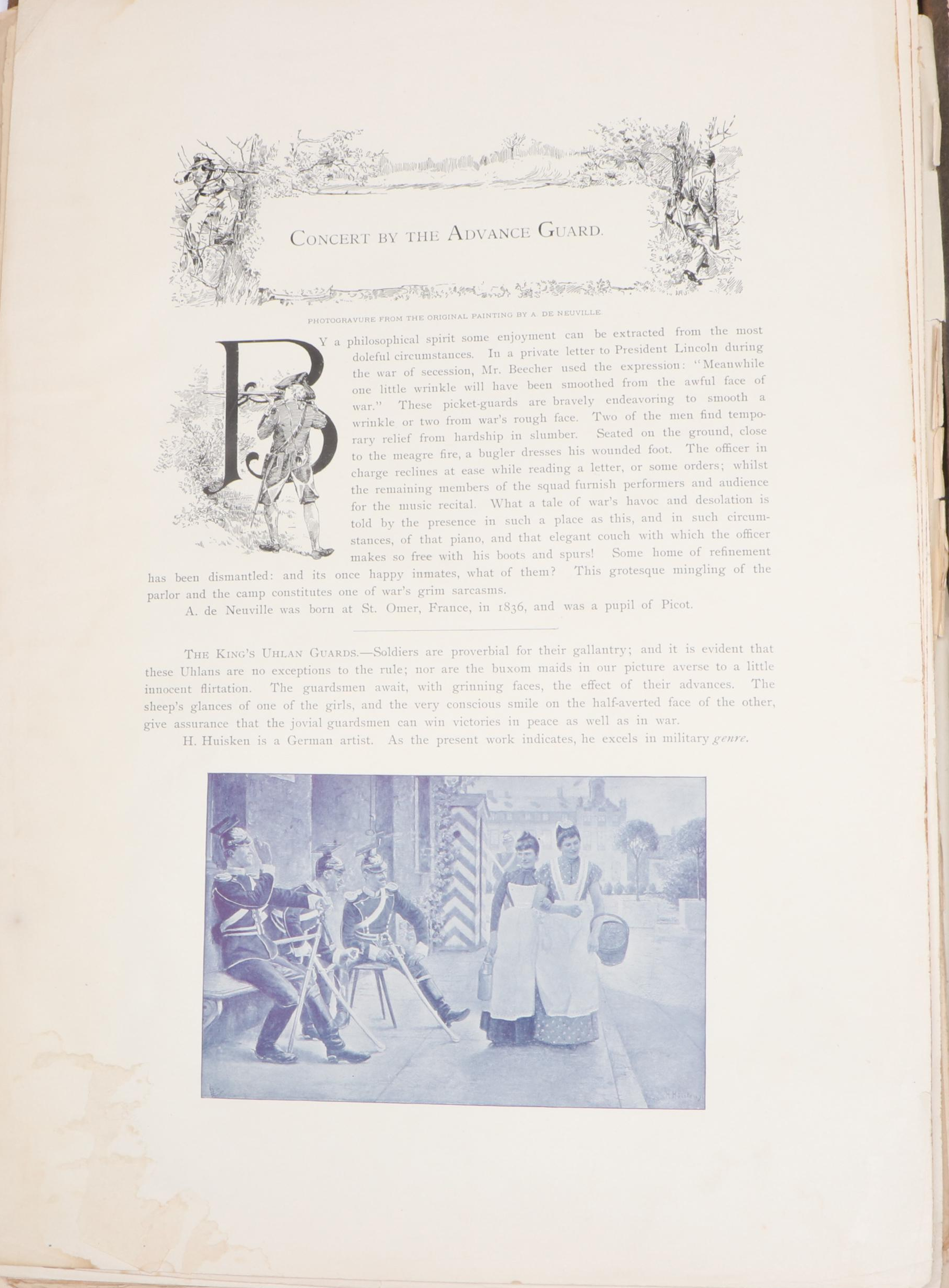 Mixed Media Portfolio "World's Masterpieces of Modern Painting," 1893