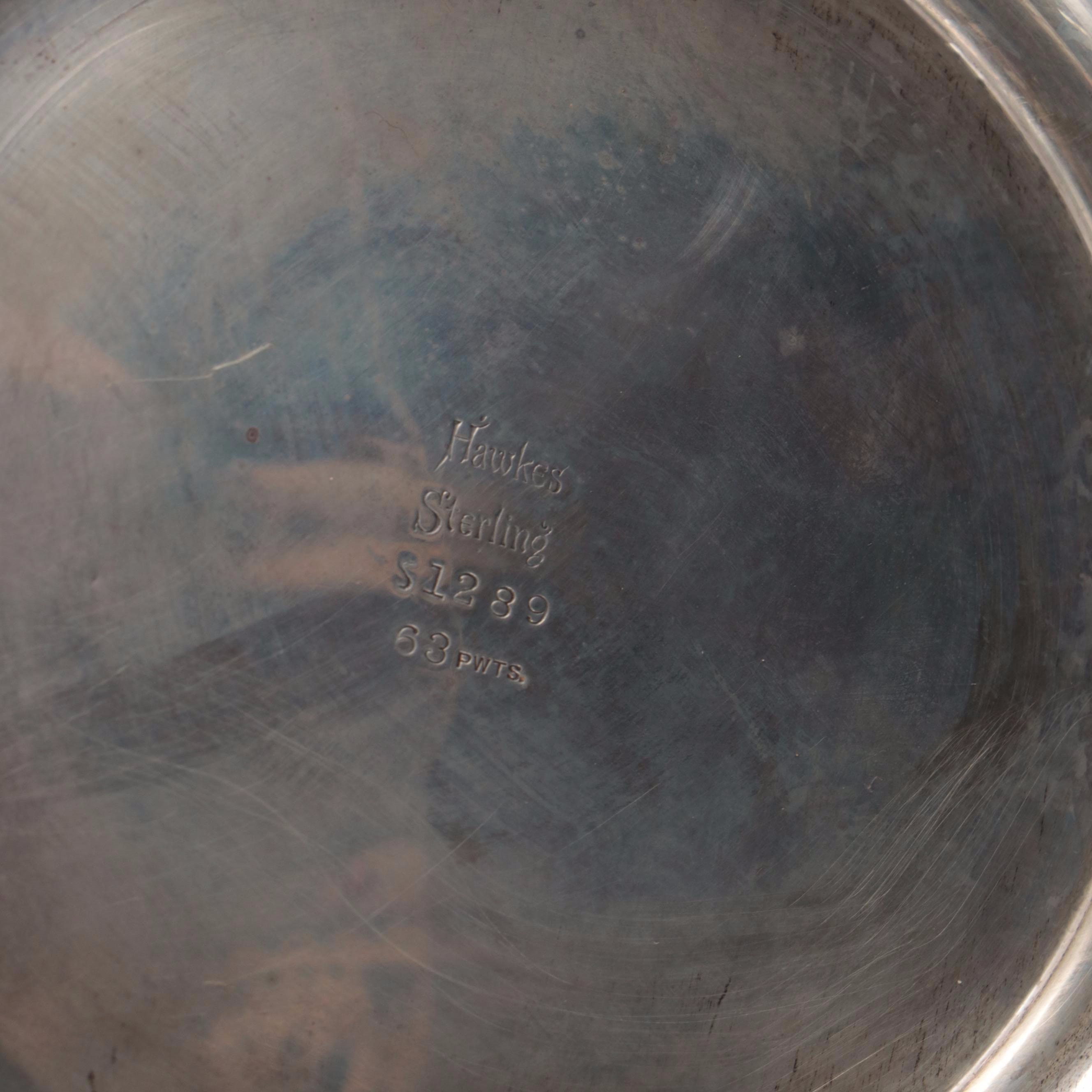 Hawkes Sterling Base and Prism Pendants with Cambridge Glass Candelabra