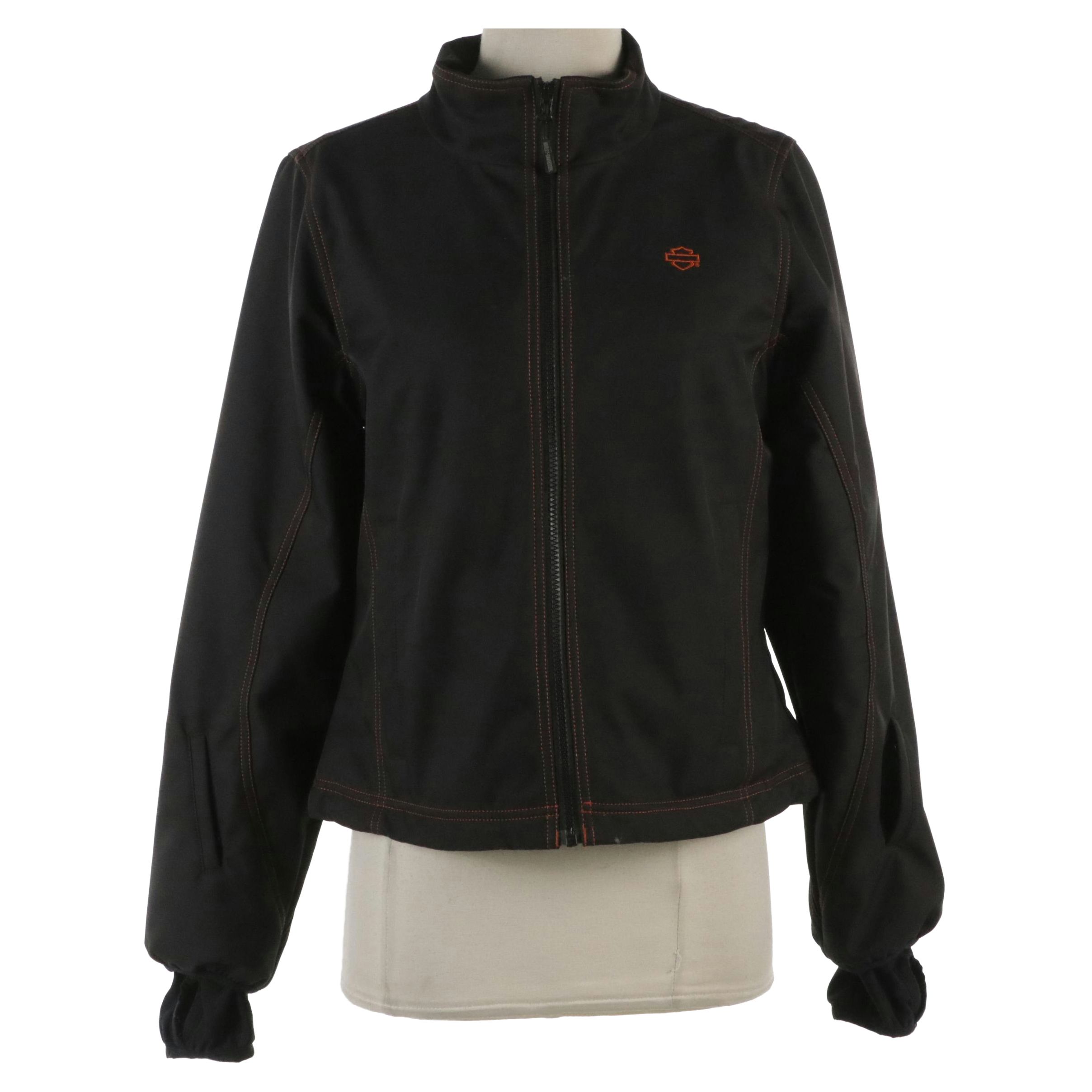 Harley-Davidson Riding Gear Zip Jacket with Contrast Stitching