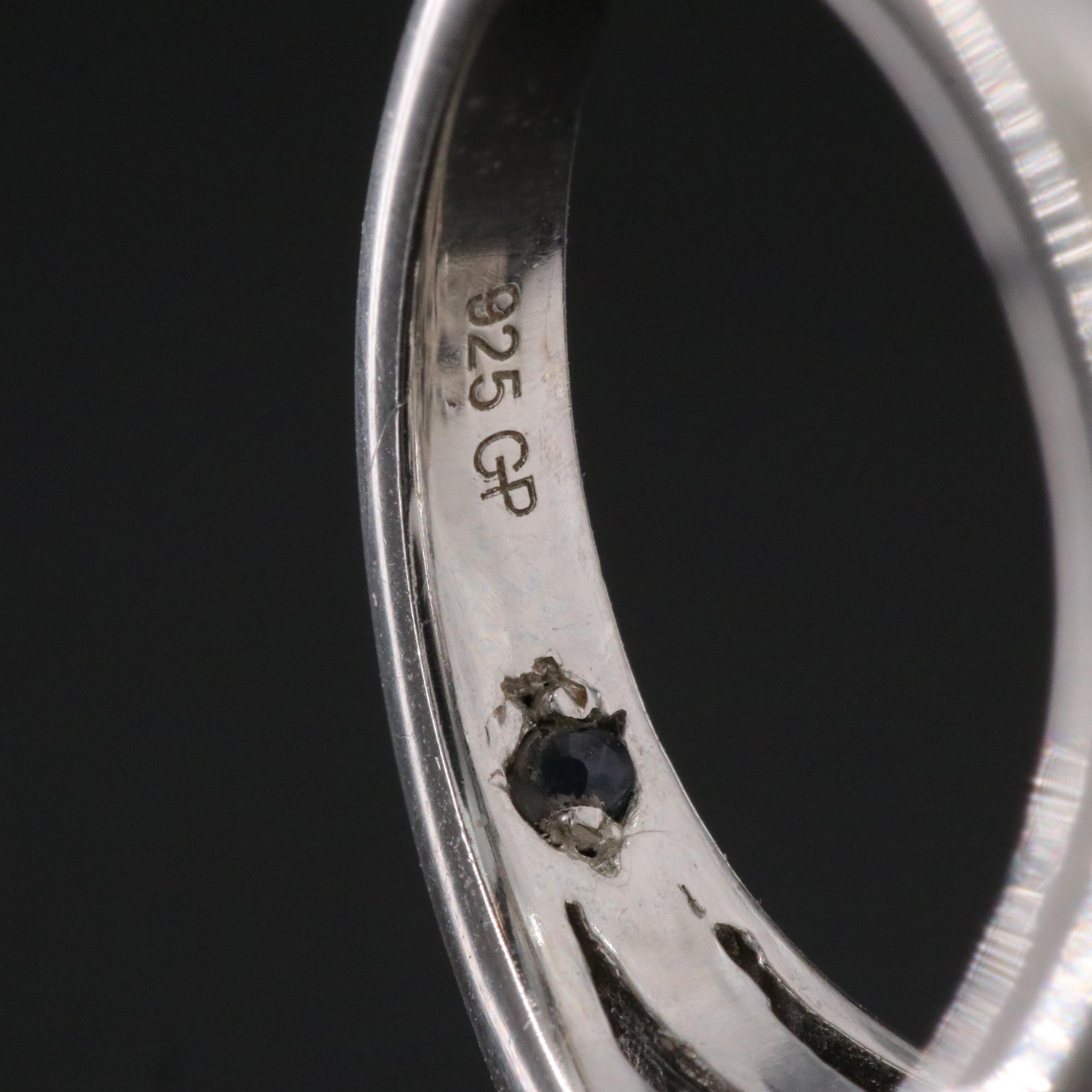 Sterling Multicolored Diamond Ivy Ring