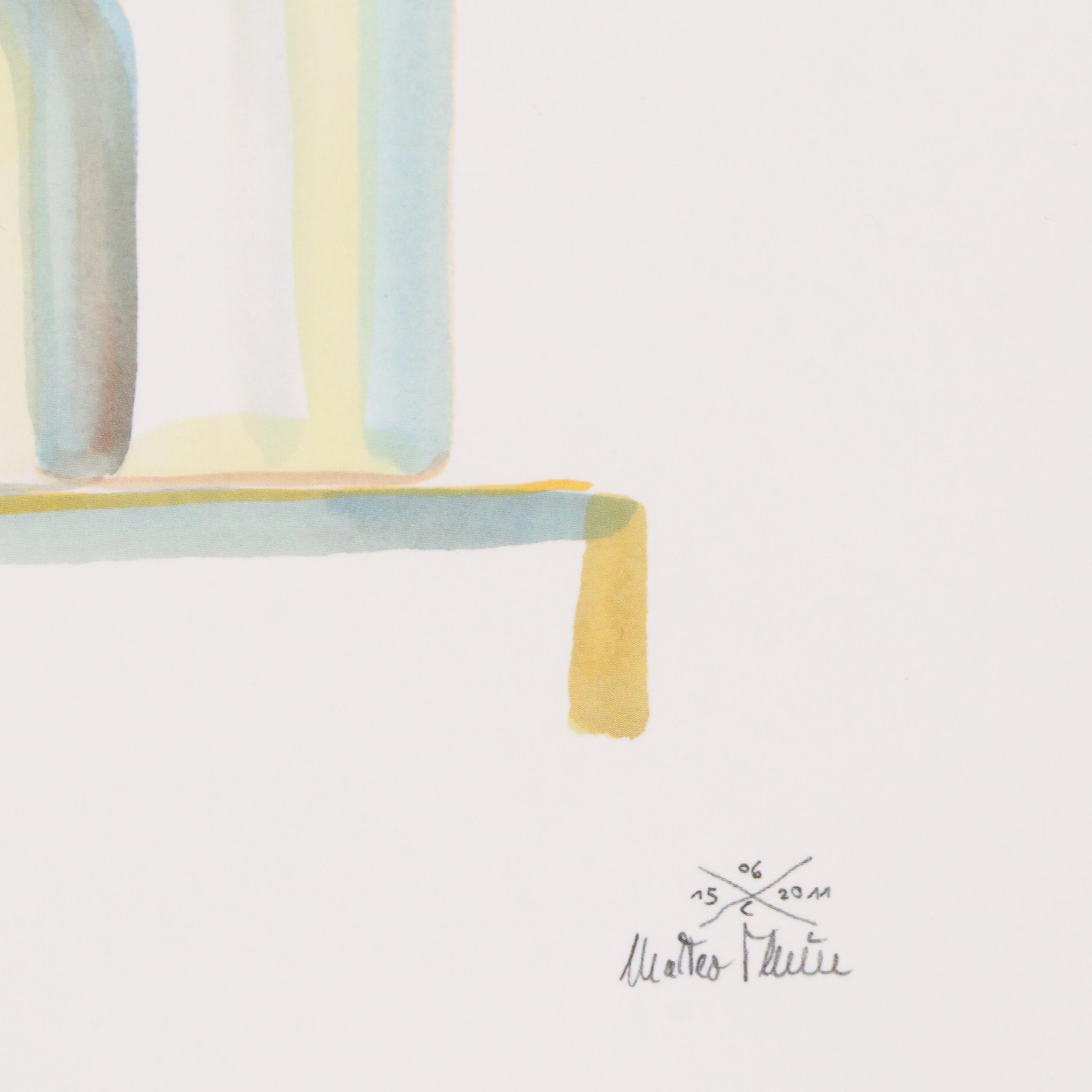 After Matteo Thun Halftone Portfolio "Alla Morandi" Circa 2001