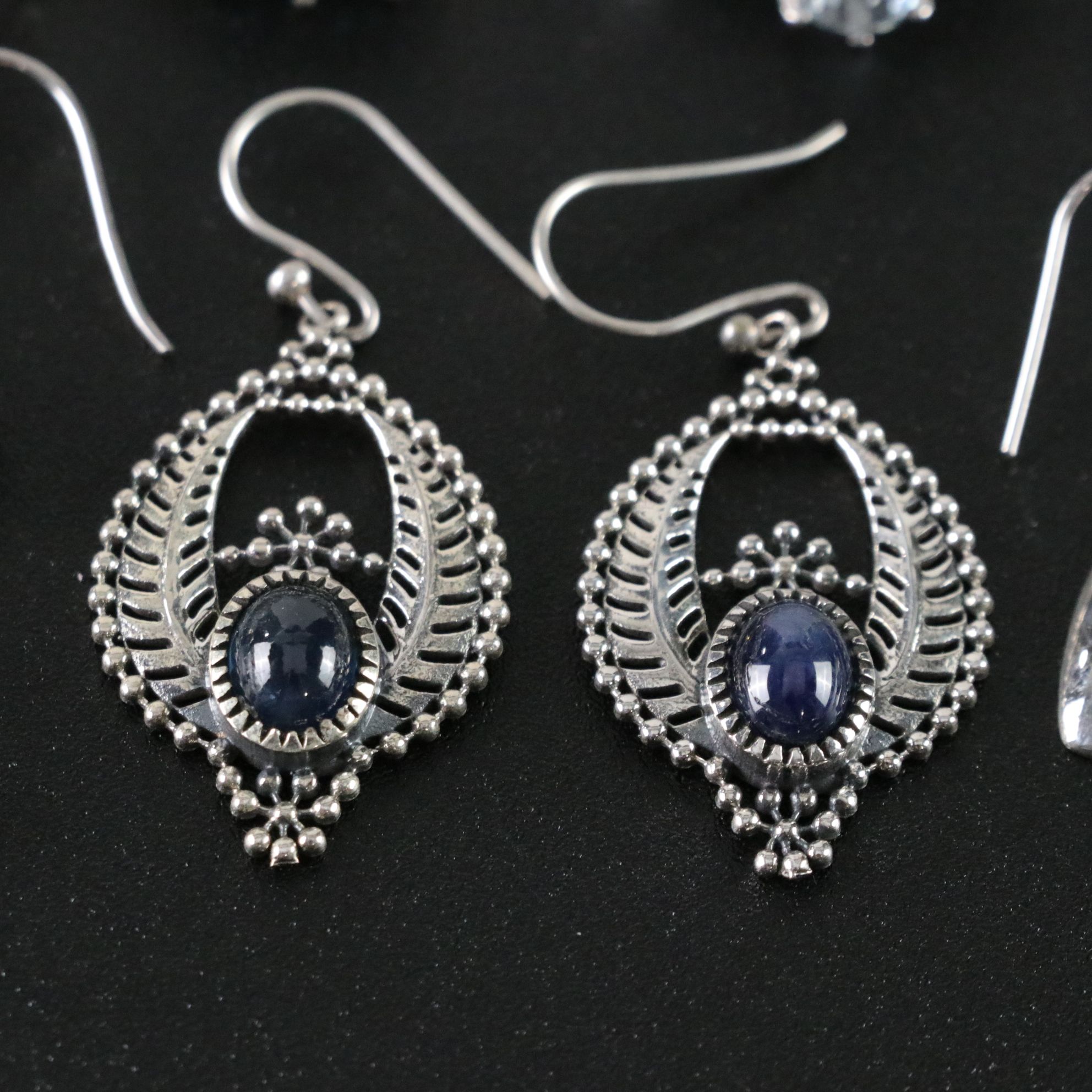 14 Assorted Sterling Silver Rings, Necklaces and Earrings