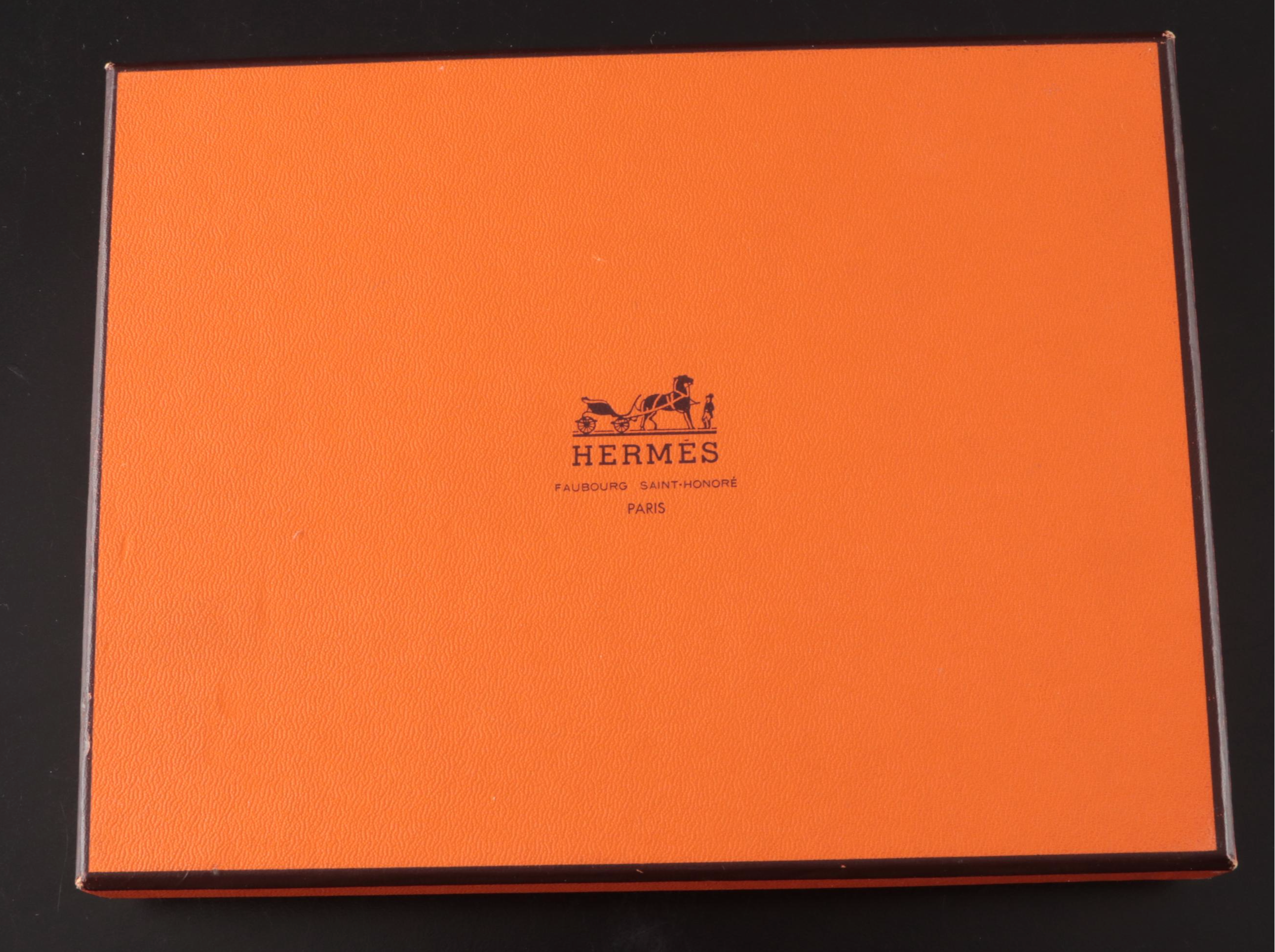 Hermès Porcelain Sailing Ship Ashtrays