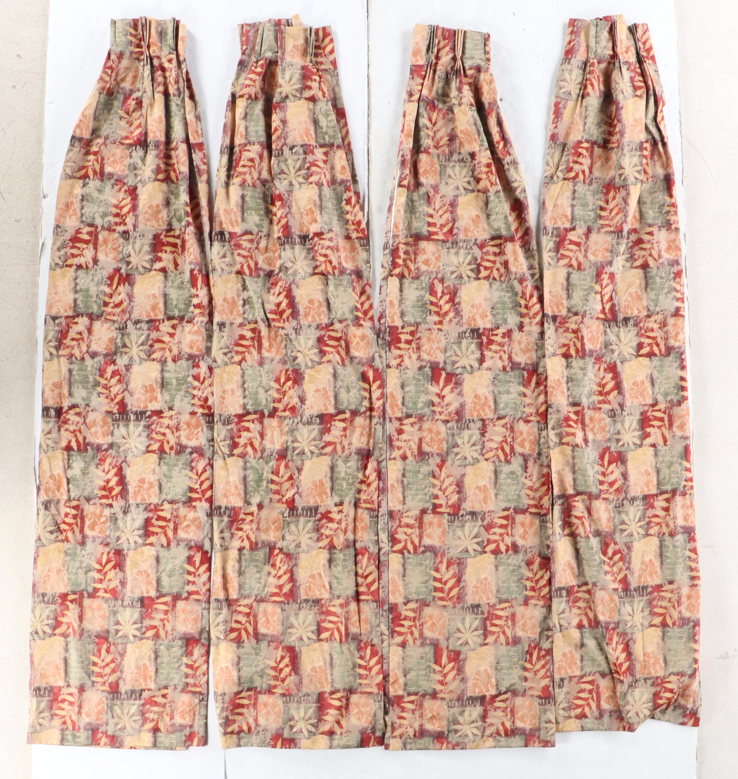 Custom Made Polished Cotton French Door Blinds and Other Drapes and Curtains