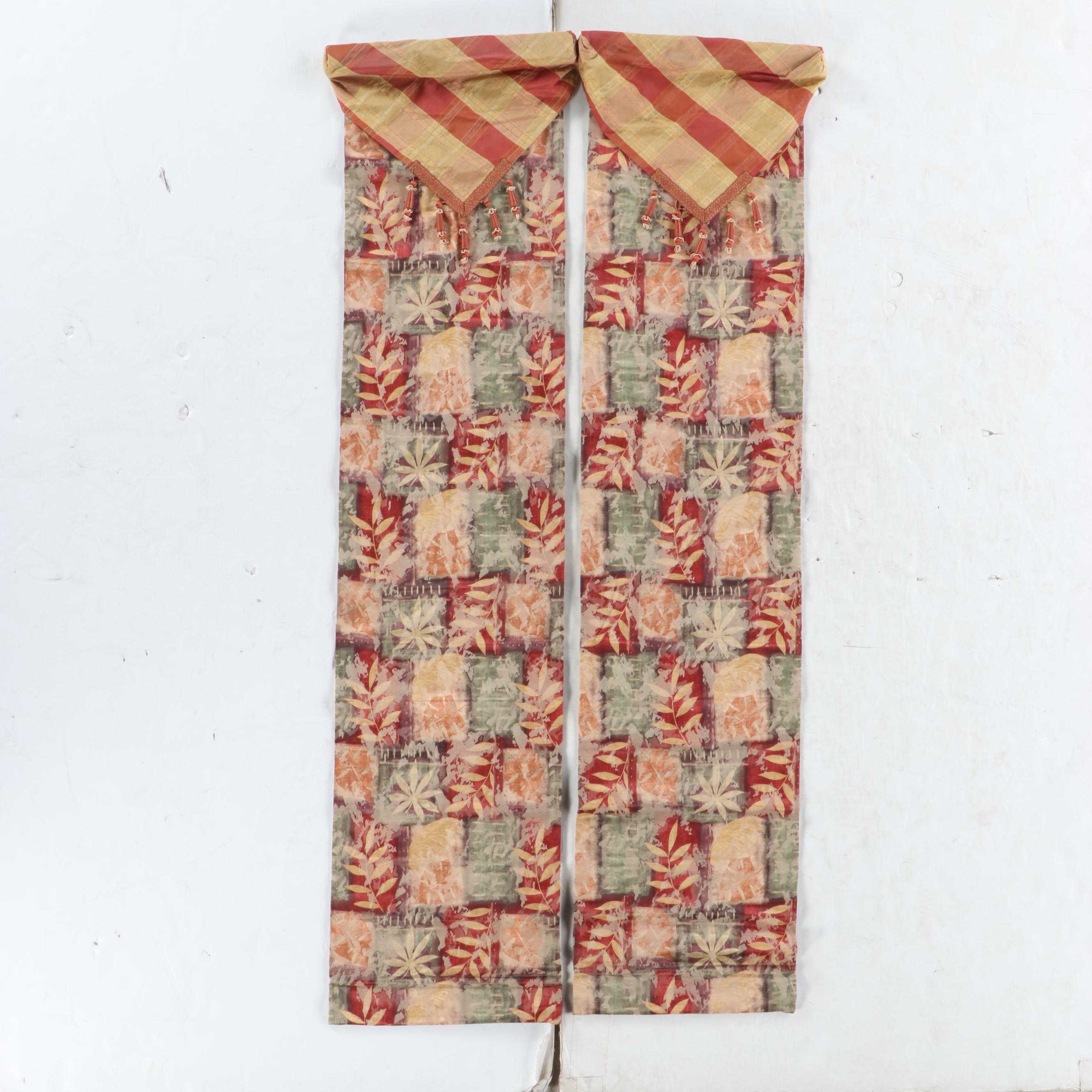 Custom Made Polished Cotton French Door Blinds and Other Drapes and Curtains