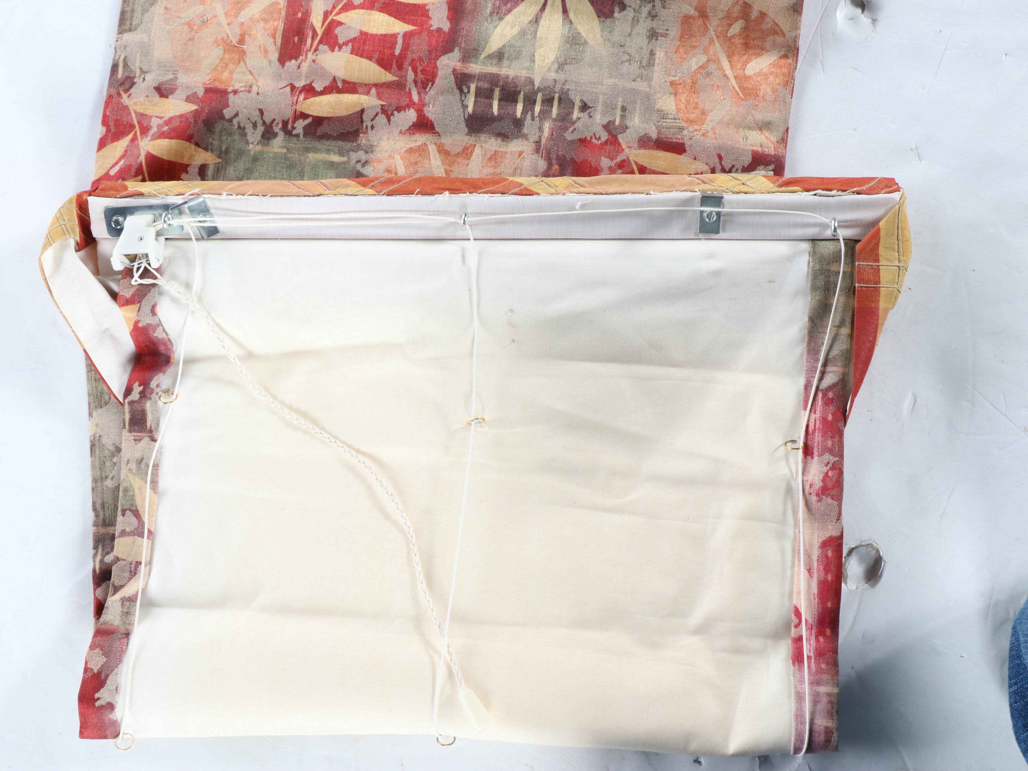 Custom Made Polished Cotton French Door Blinds and Other Drapes and Curtains