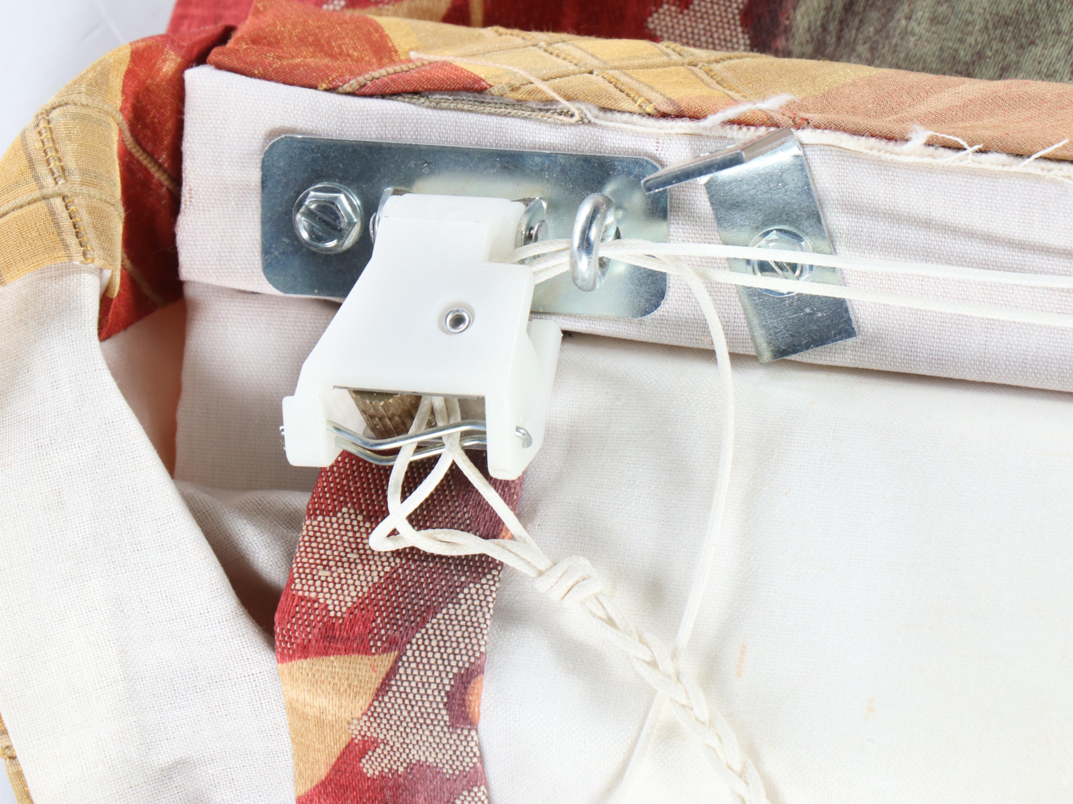 Custom Made Polished Cotton French Door Blinds and Other Drapes and Curtains