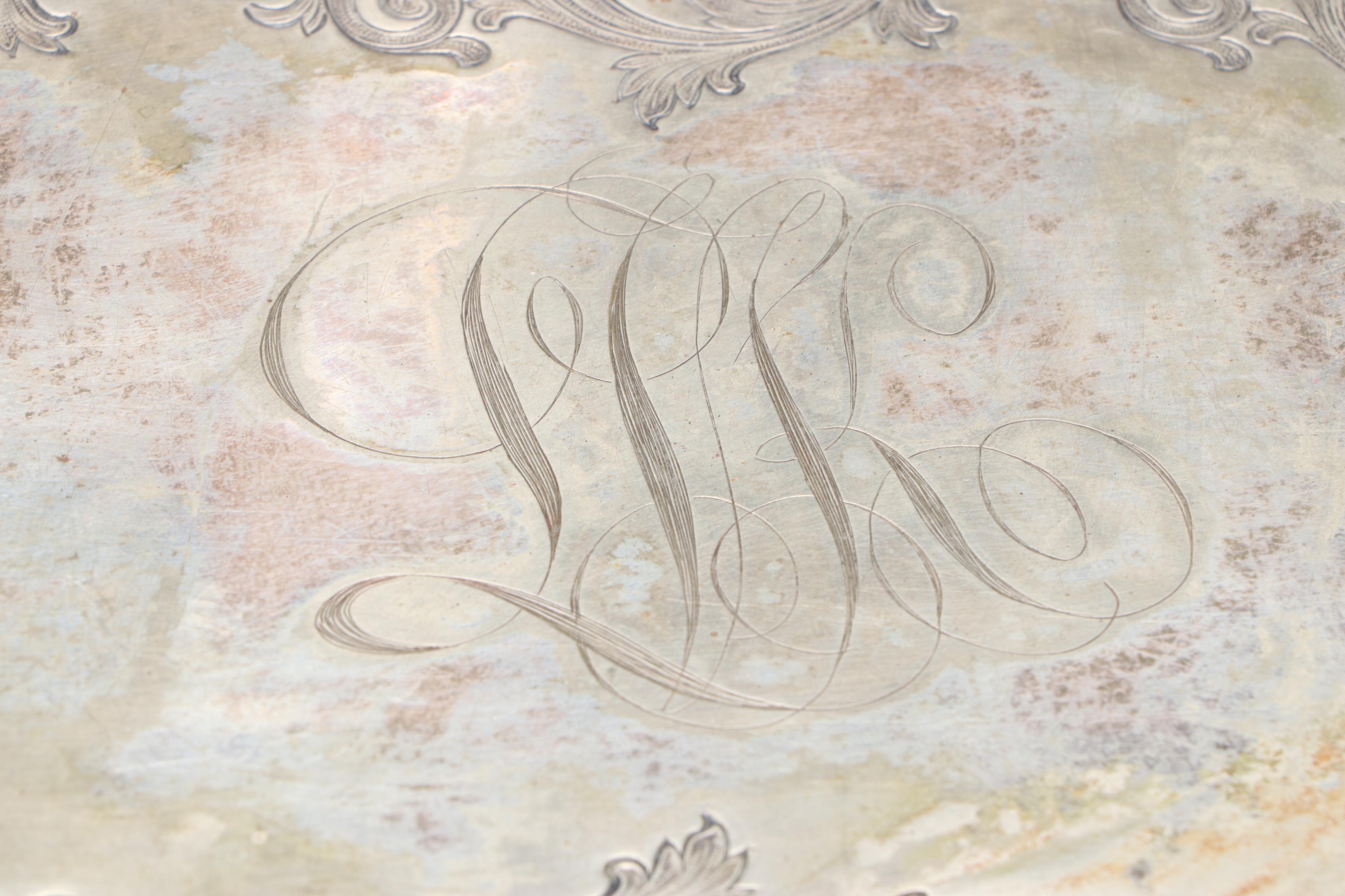 Wilcox Silver Plate Tilting Water Pitcher with Other Tray and Table Accessories